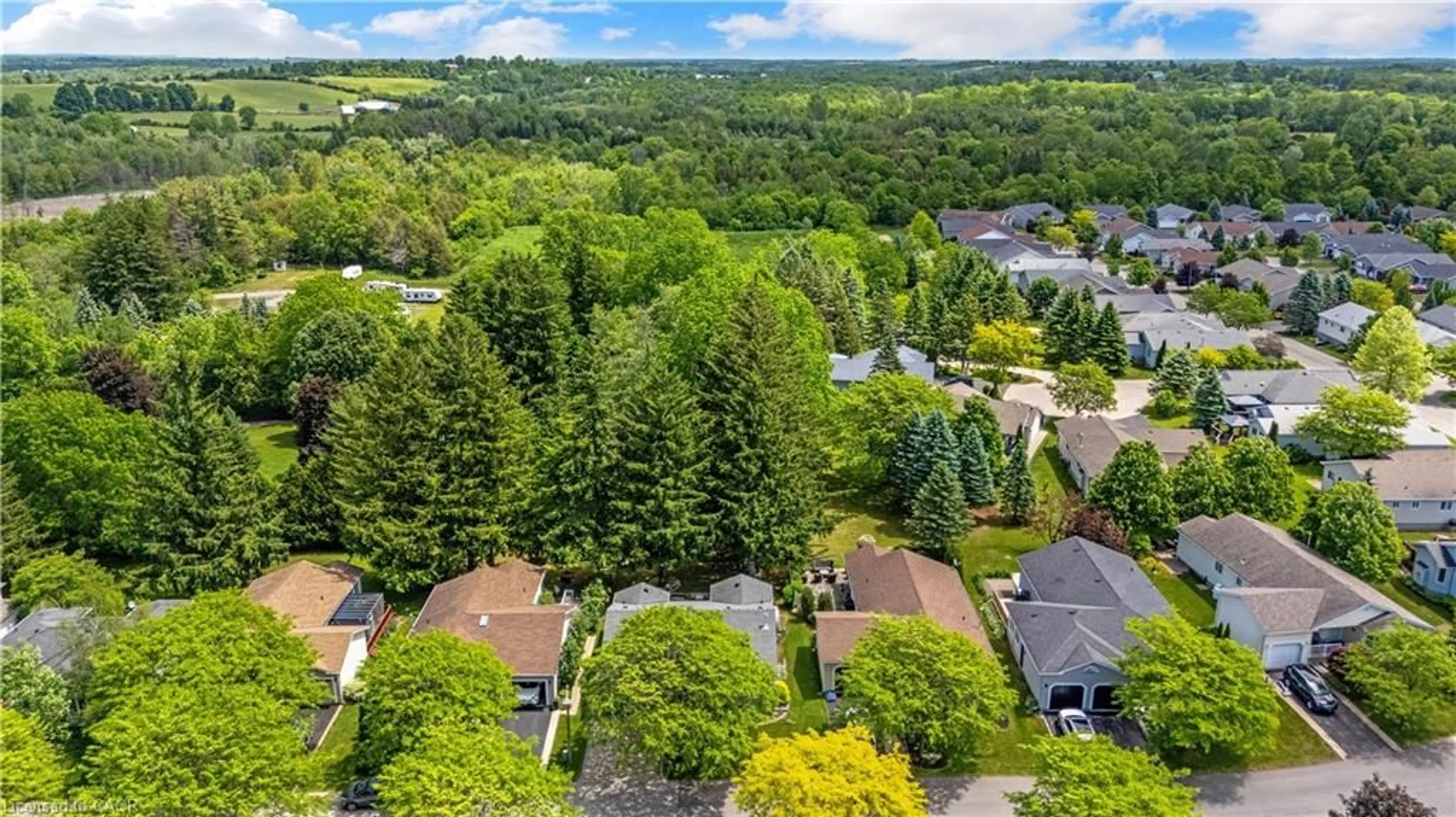 A pic from outside/outdoor area/front of a property/back of a property/a pic from drone, forest/trees view for 109 Glenariff Dr, Freelton Ontario L8B 1A5