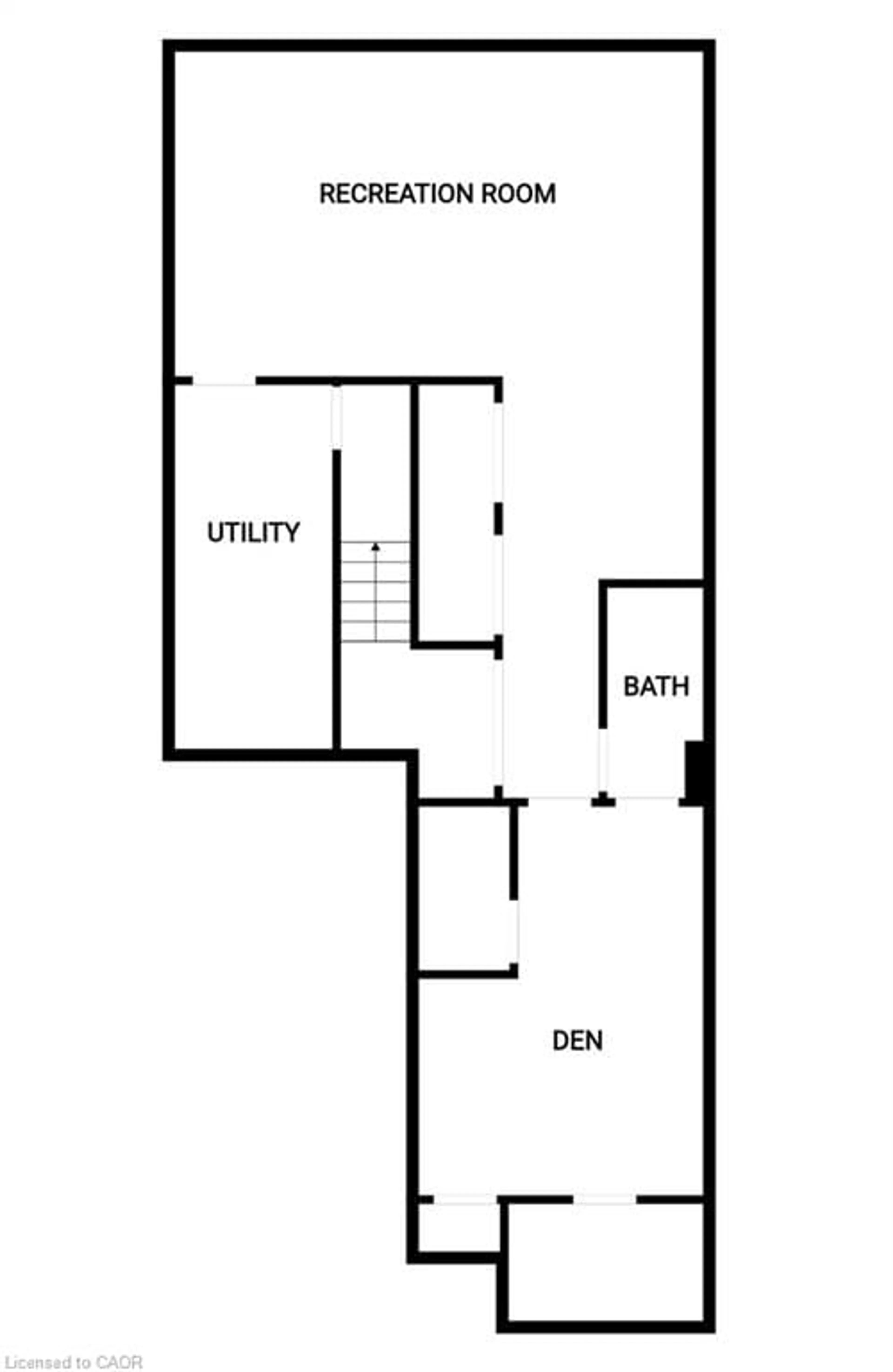 Floor plan for 566 Southridge Dr #61, Hamilton Ontario L9C 7W5