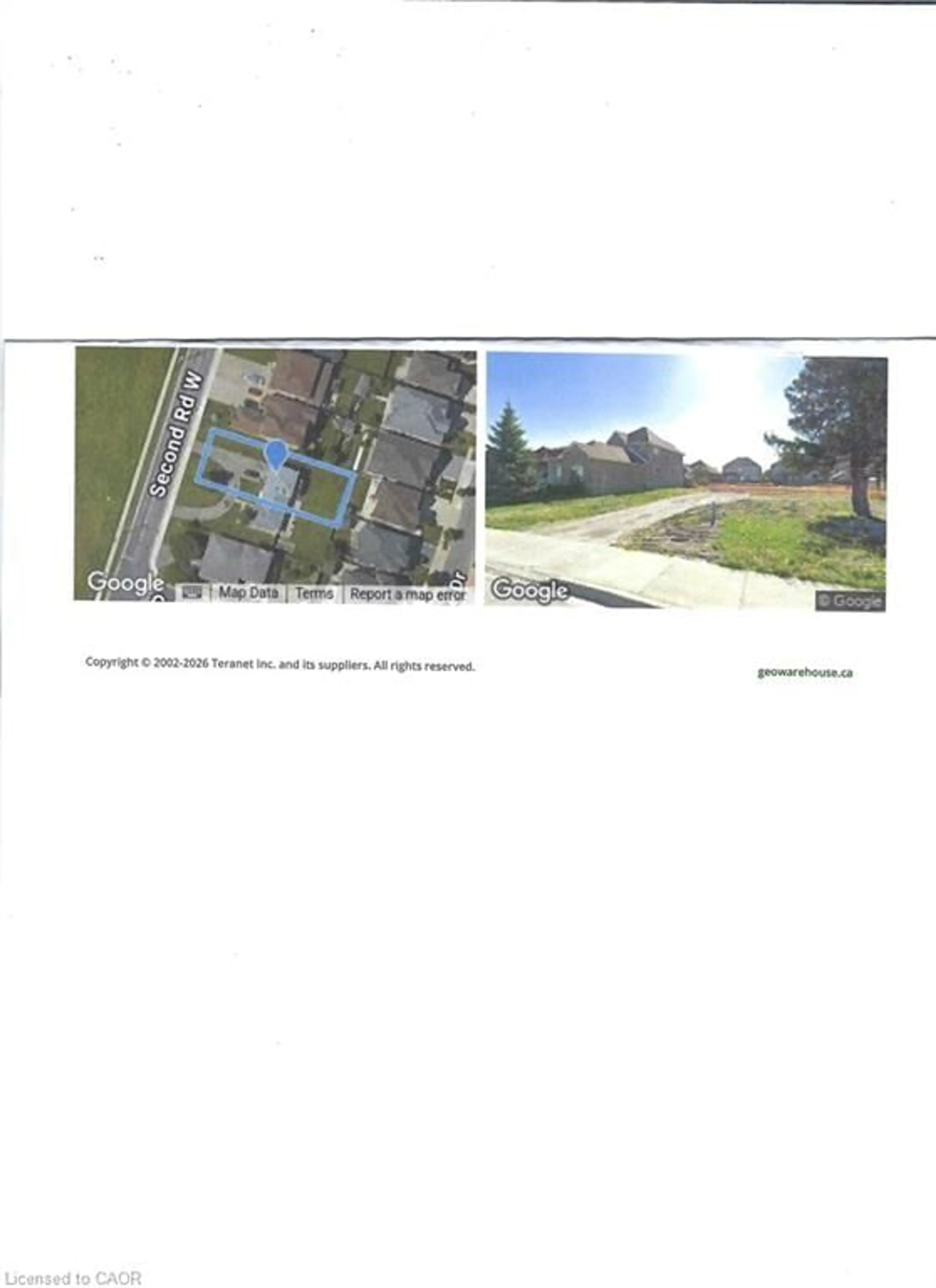A pic from outside/outdoor area/front of a property/back of a property/a pic from drone, street for 28 Second Rd, Stoney Creek Ontario L8J 2V3