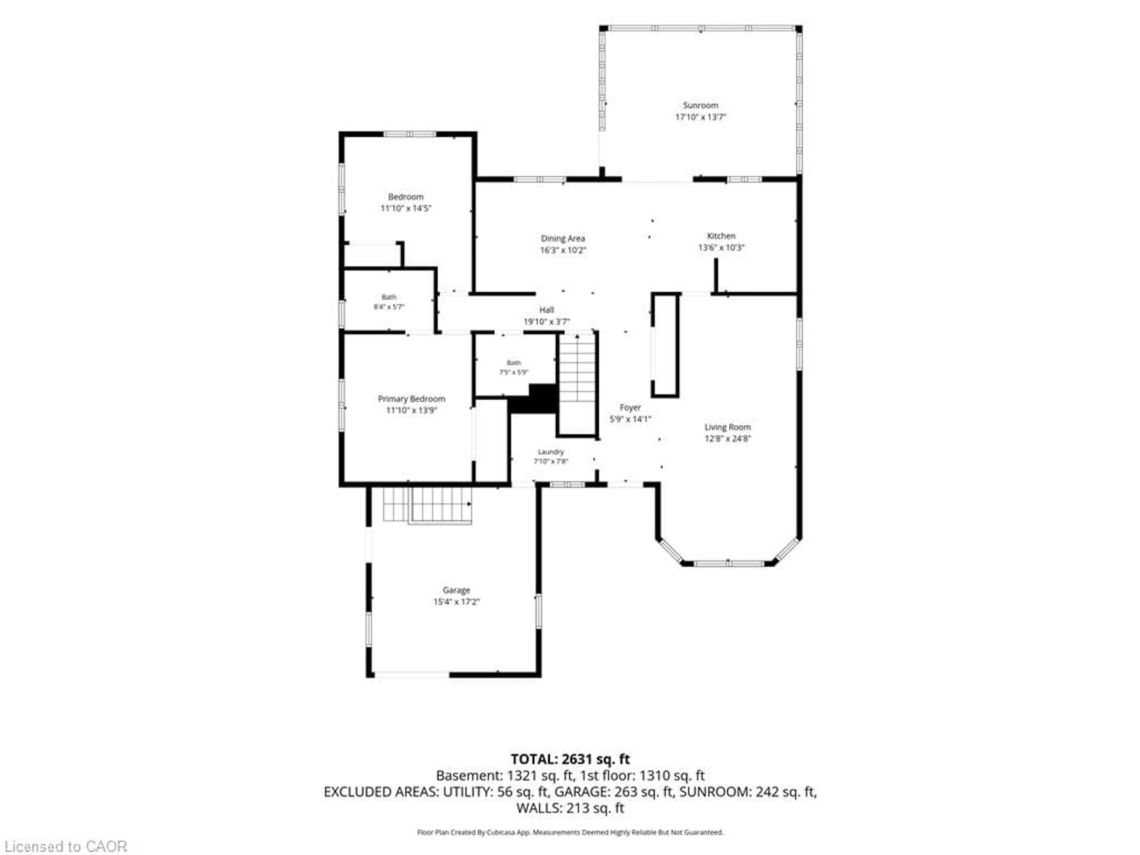 Floor plan for 170 Norfolk County Road 57, Port Ryerse Ontario N3Y 4K2