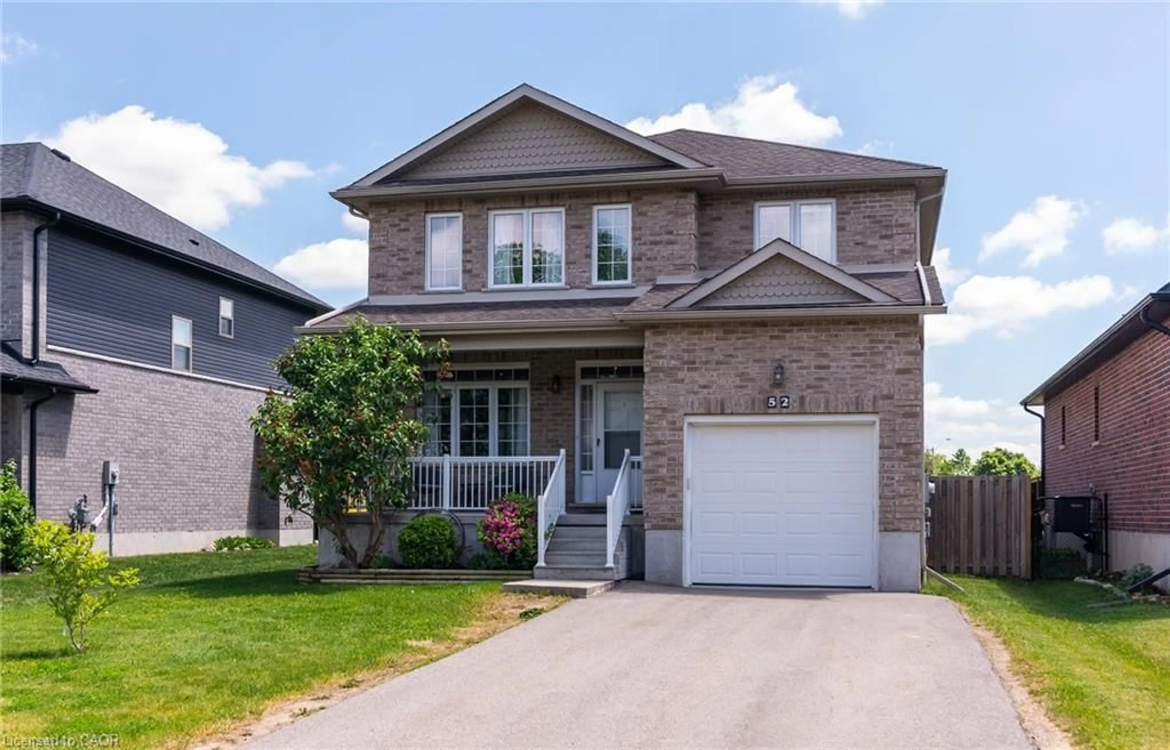 Home with brick exterior material, street for 52 Peterson St, Drumbo Ontario K8V 5P8