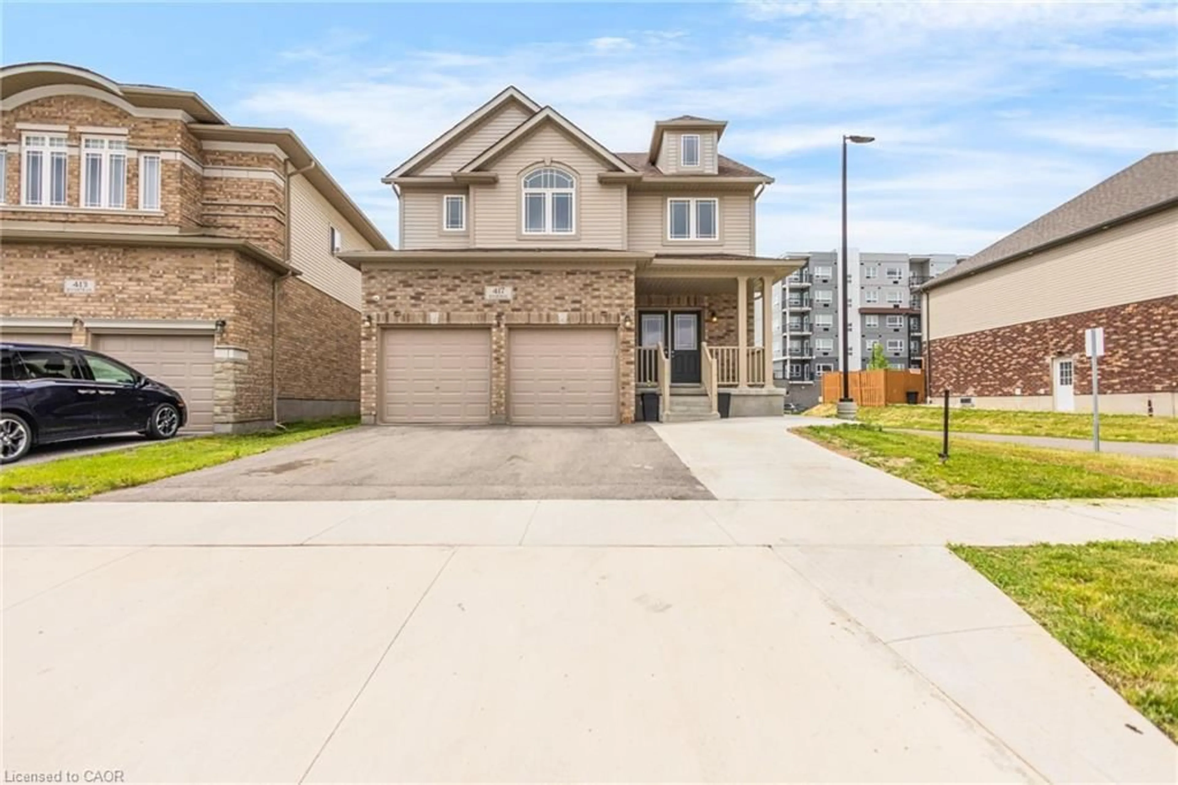 Home with brick exterior material, street for 417 Rivertrail Ave, Kitchener Ontario N2A 0K2
