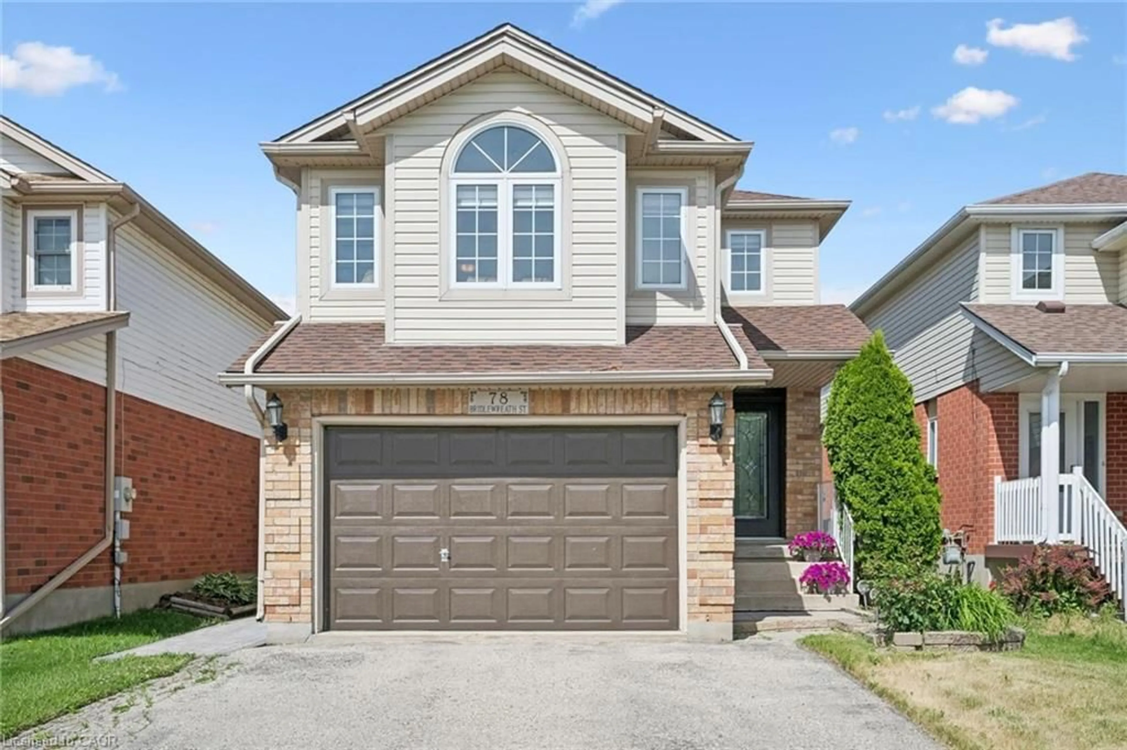 Home with brick exterior material, street for 78 Bridlewreath St, Kitchener Ontario N2E 3V5