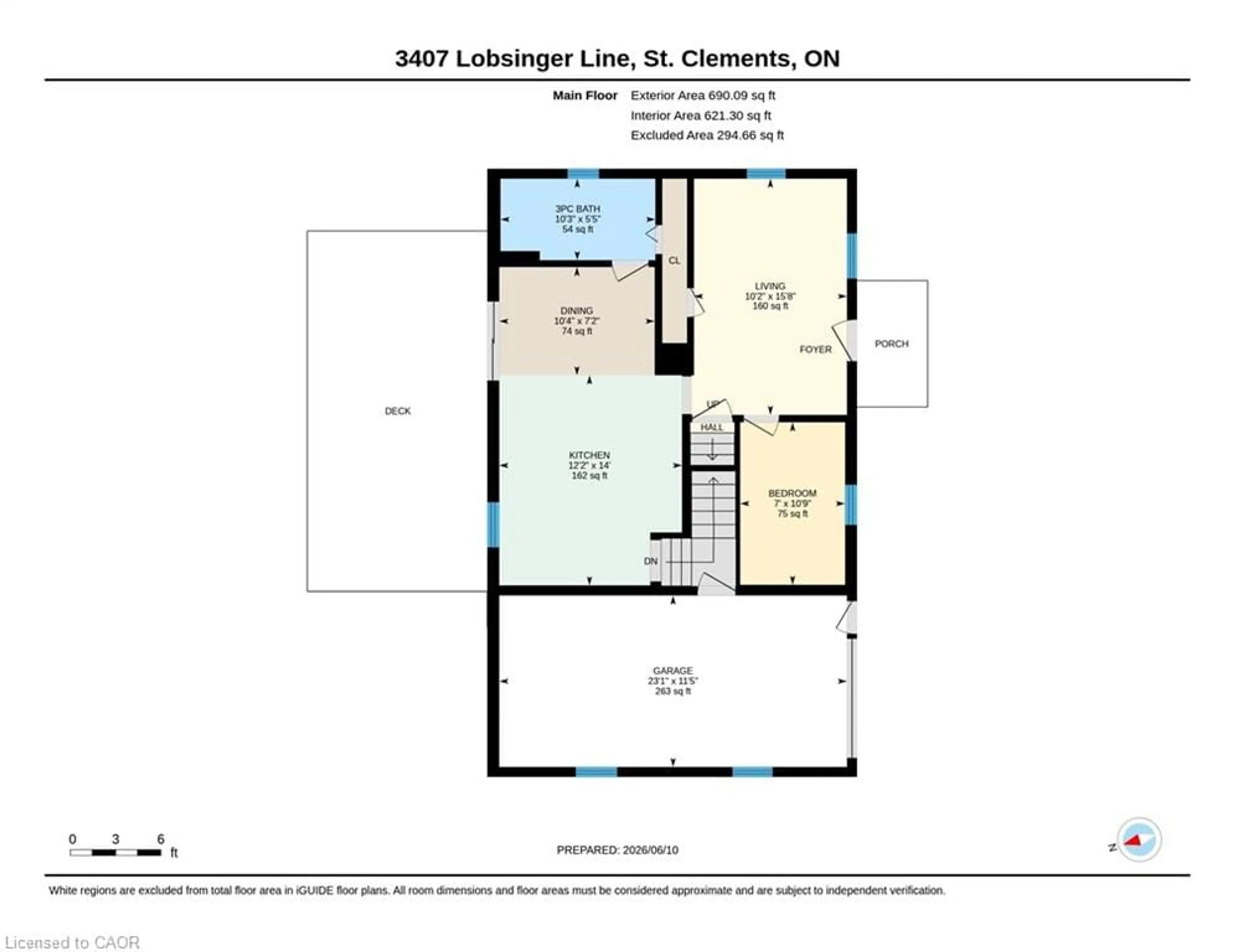 Floor plan for 3407 Lobsinger Line, St. Clements Ontario N0B 2M0