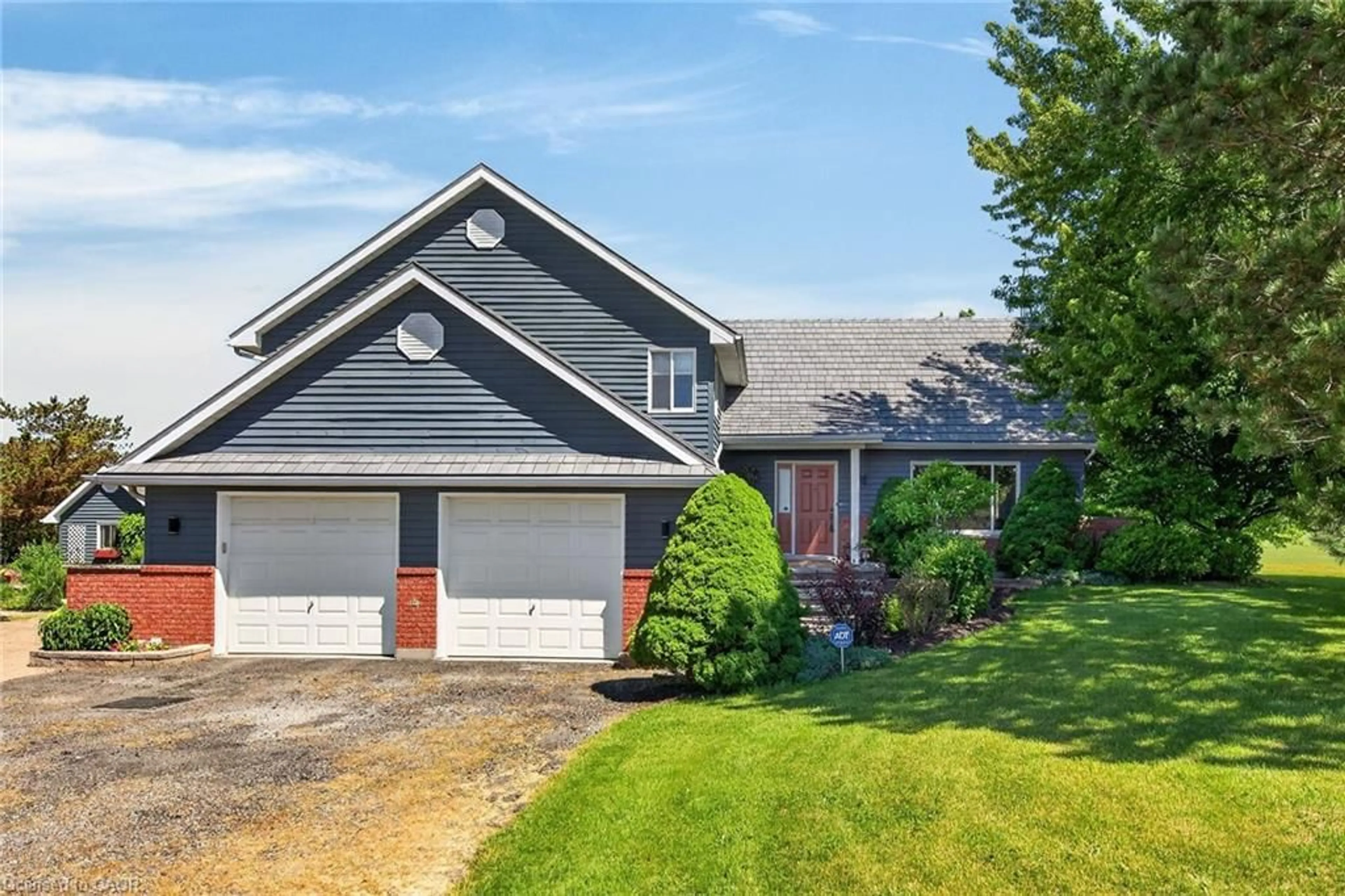 Home with vinyl exterior material, street for 235 Concession 4 Rd, Fisherville Ontario N0A 1G0