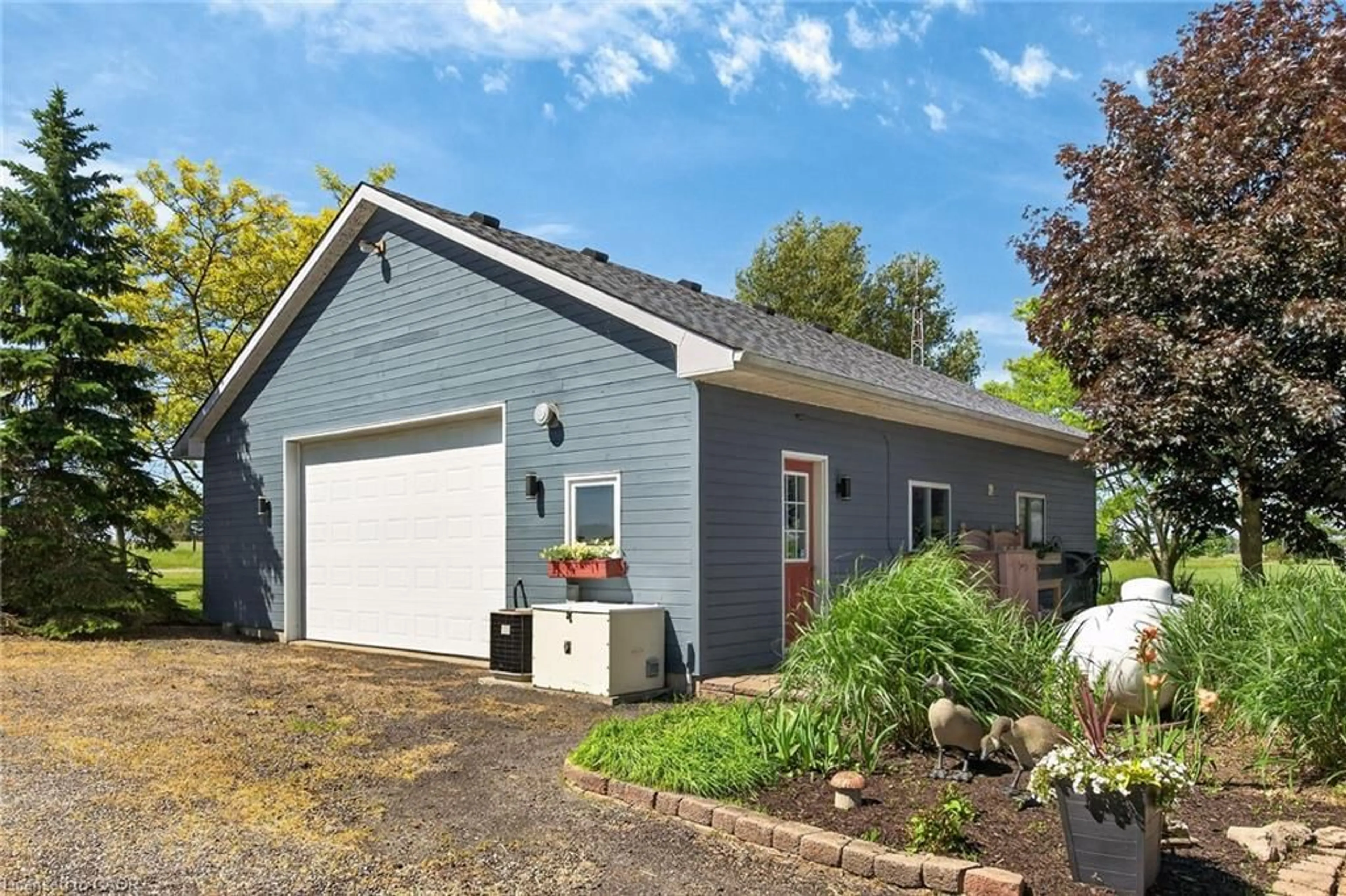 Home with vinyl exterior material, street for 235 Concession 4 Rd, Fisherville Ontario N0A 1G0