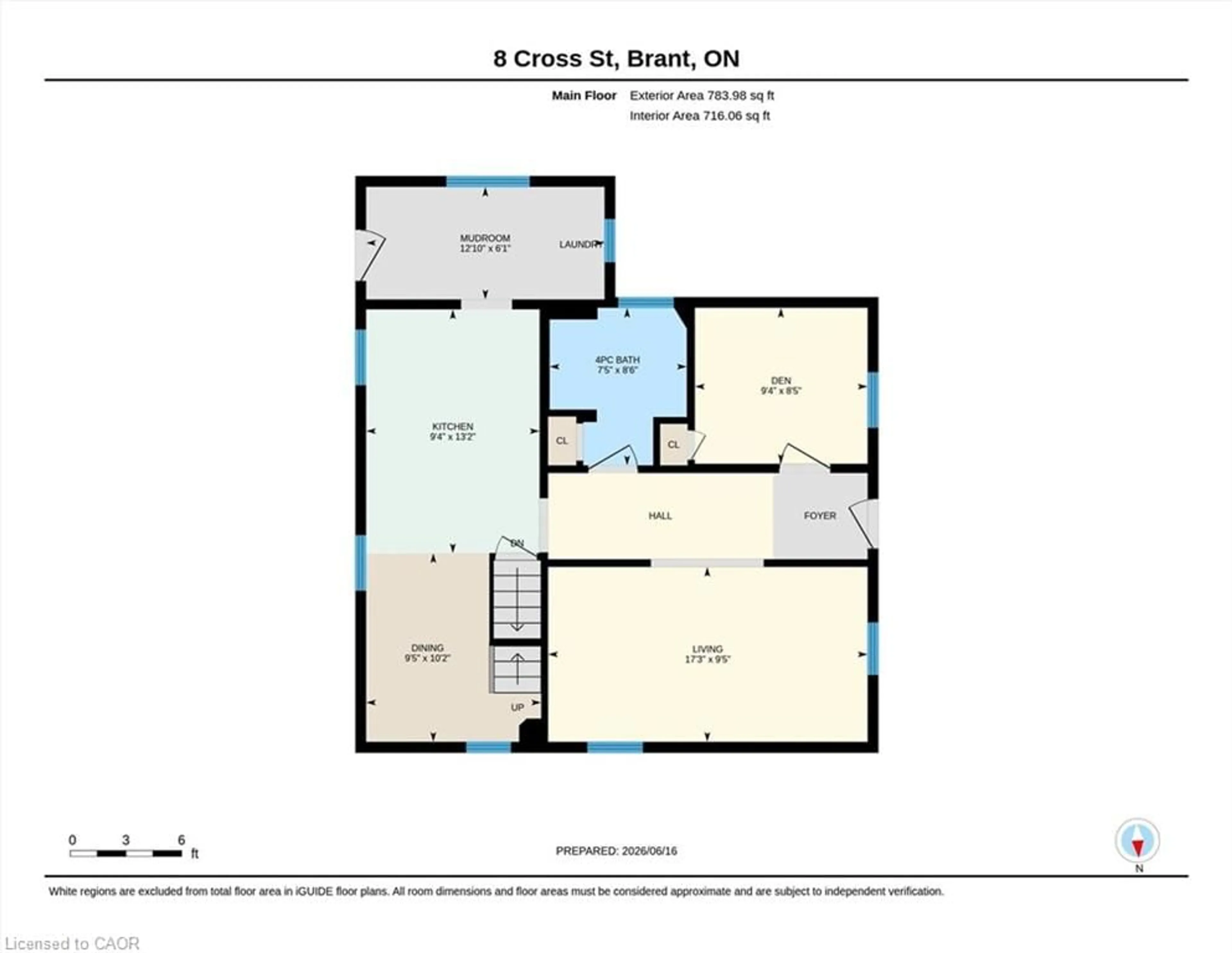 Floor plan for 8 Cross St, Paris Ontario N3L 1Z7