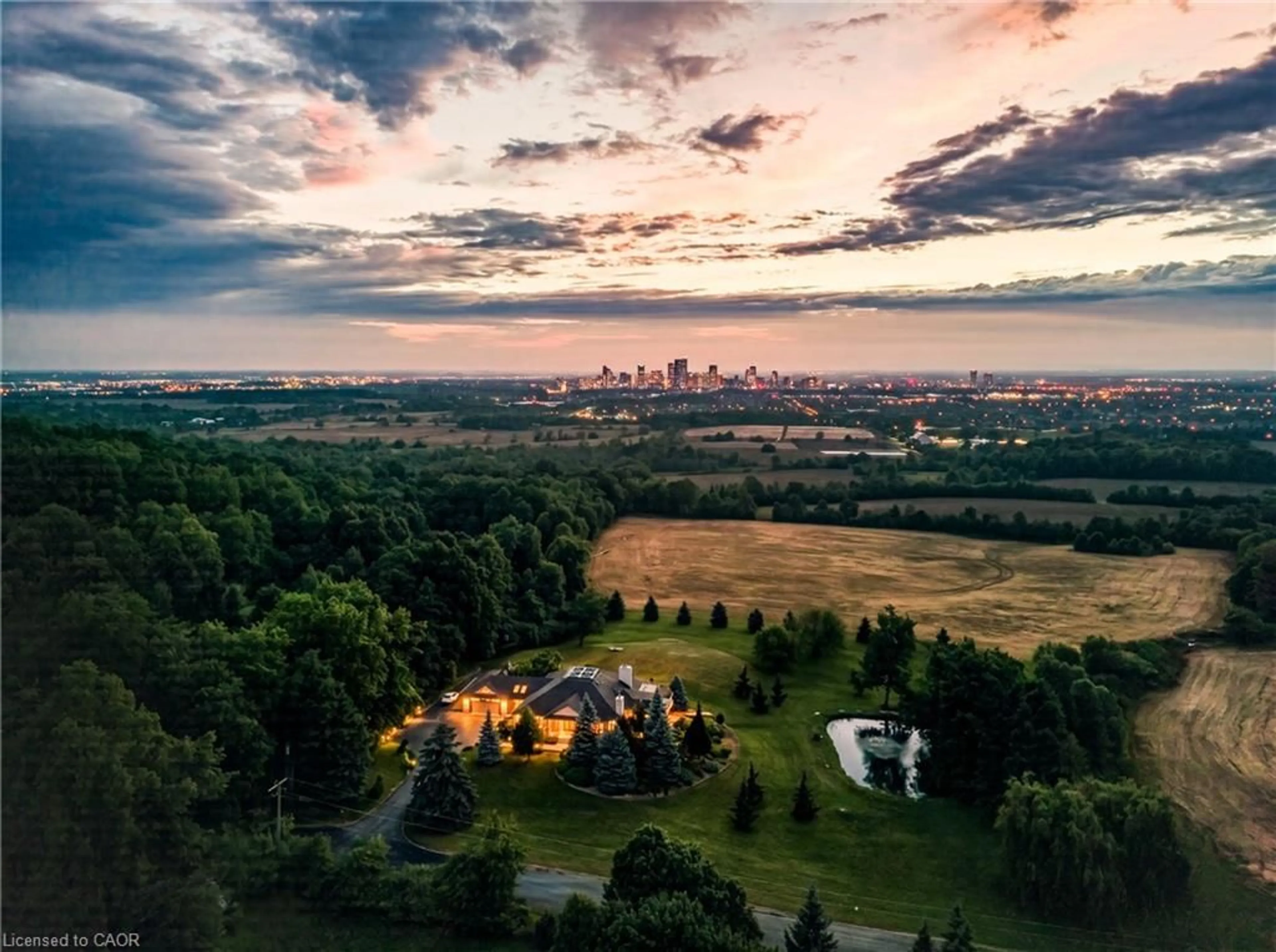 A pic from outside/outdoor area/front of a property/back of a property/a pic from drone, unknown for 7295 Bell School Line, Milton Ontario L9E 0N5