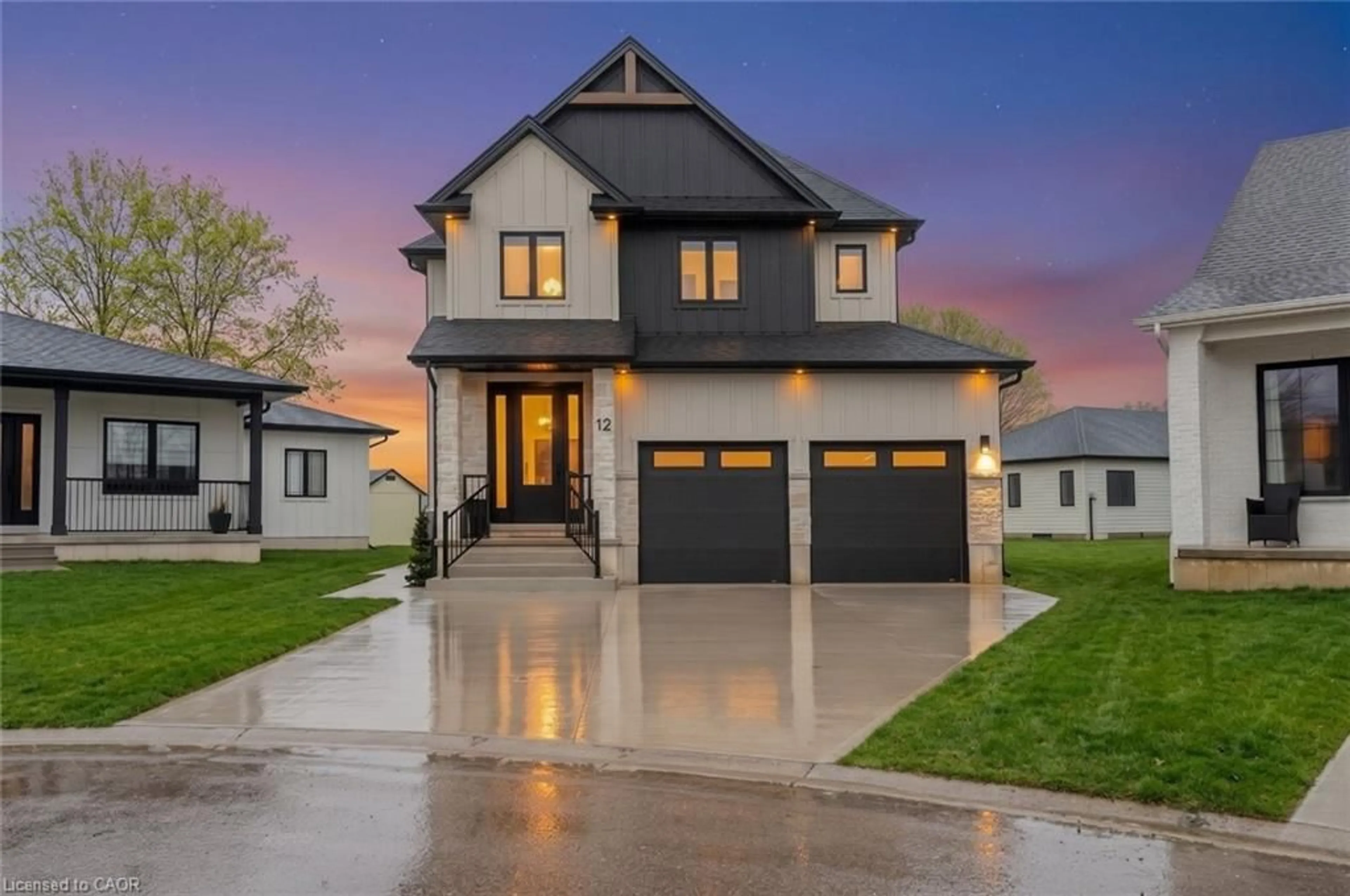 Home with brick exterior material, street for 12 Macneil Crt, Port Burwell Ontario N0J 1T0