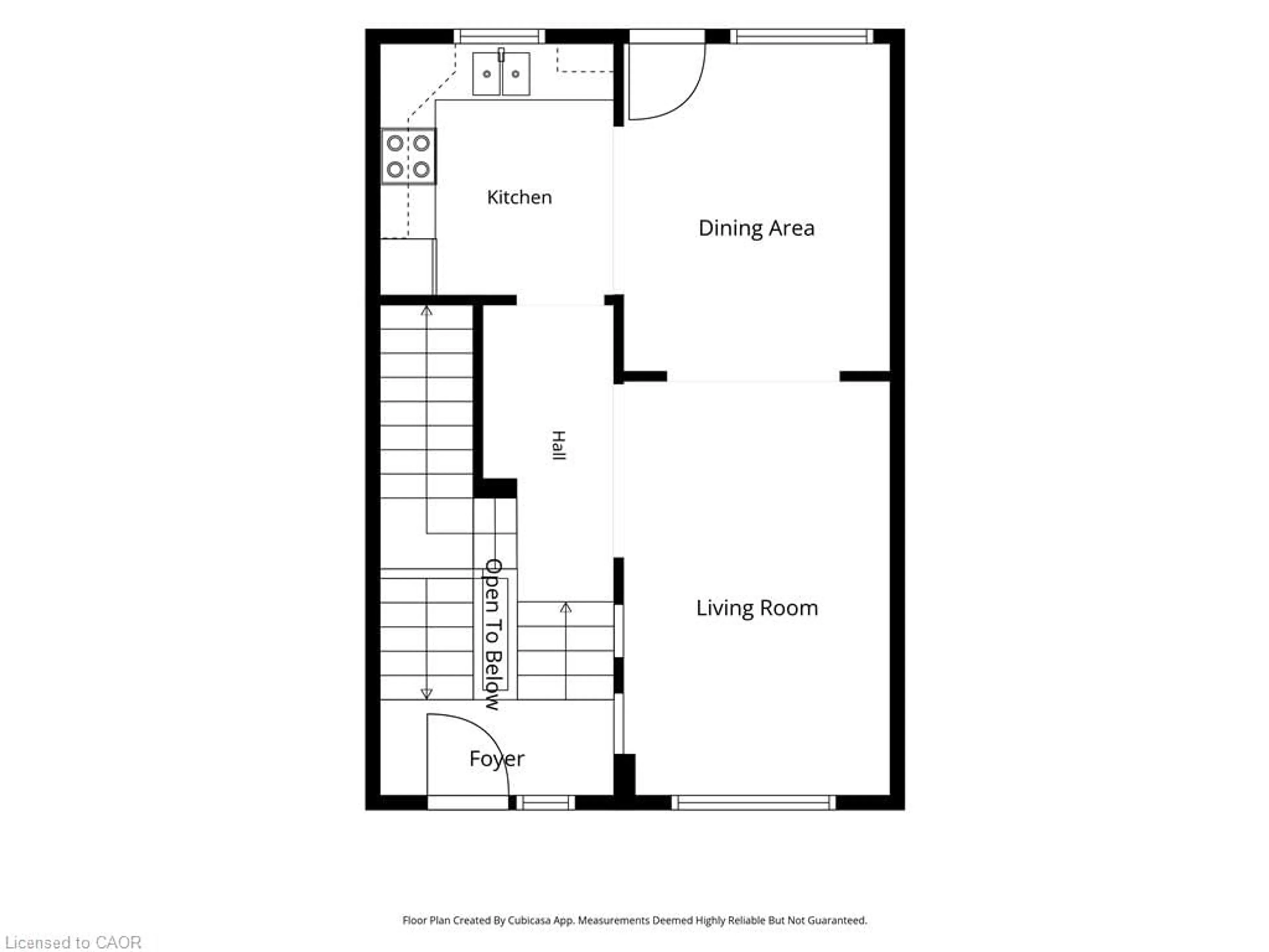 Floor plan for 105 Main St, Dunnville Ontario N1A 3C8