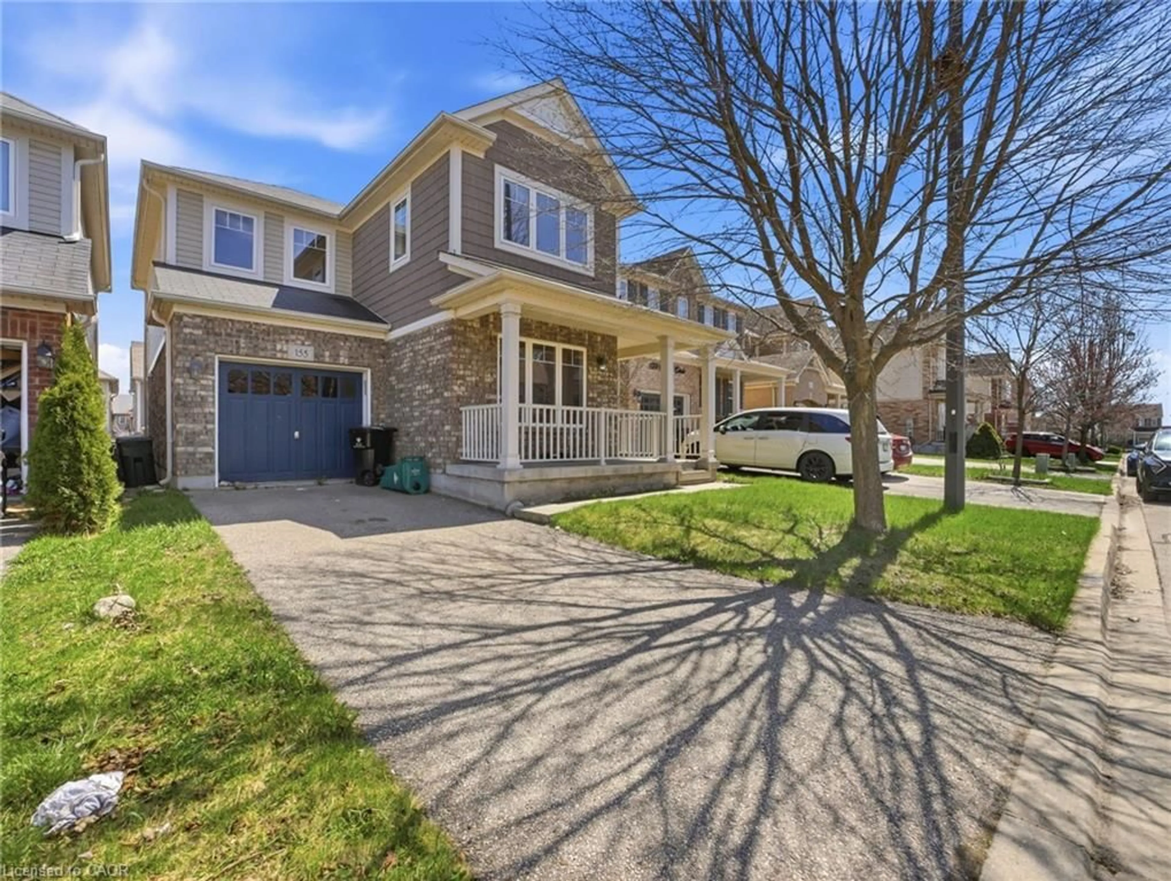 Home with brick exterior material, street for 155 Fletcher Cir, Cambridge Ontario N3C 0B6