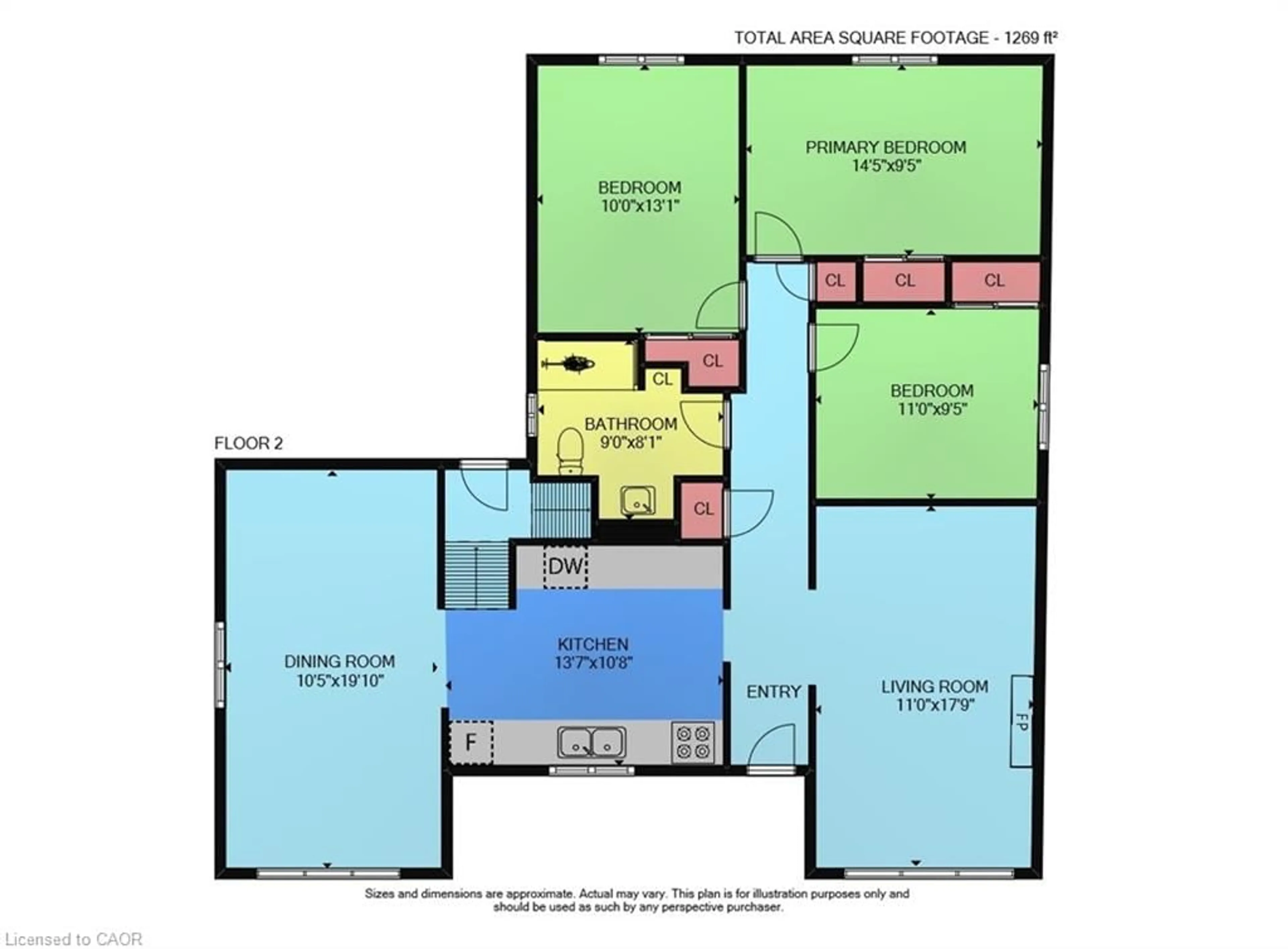 Floor plan for 1225 Indiana Rd, Canfield Ontario N0A 1C0