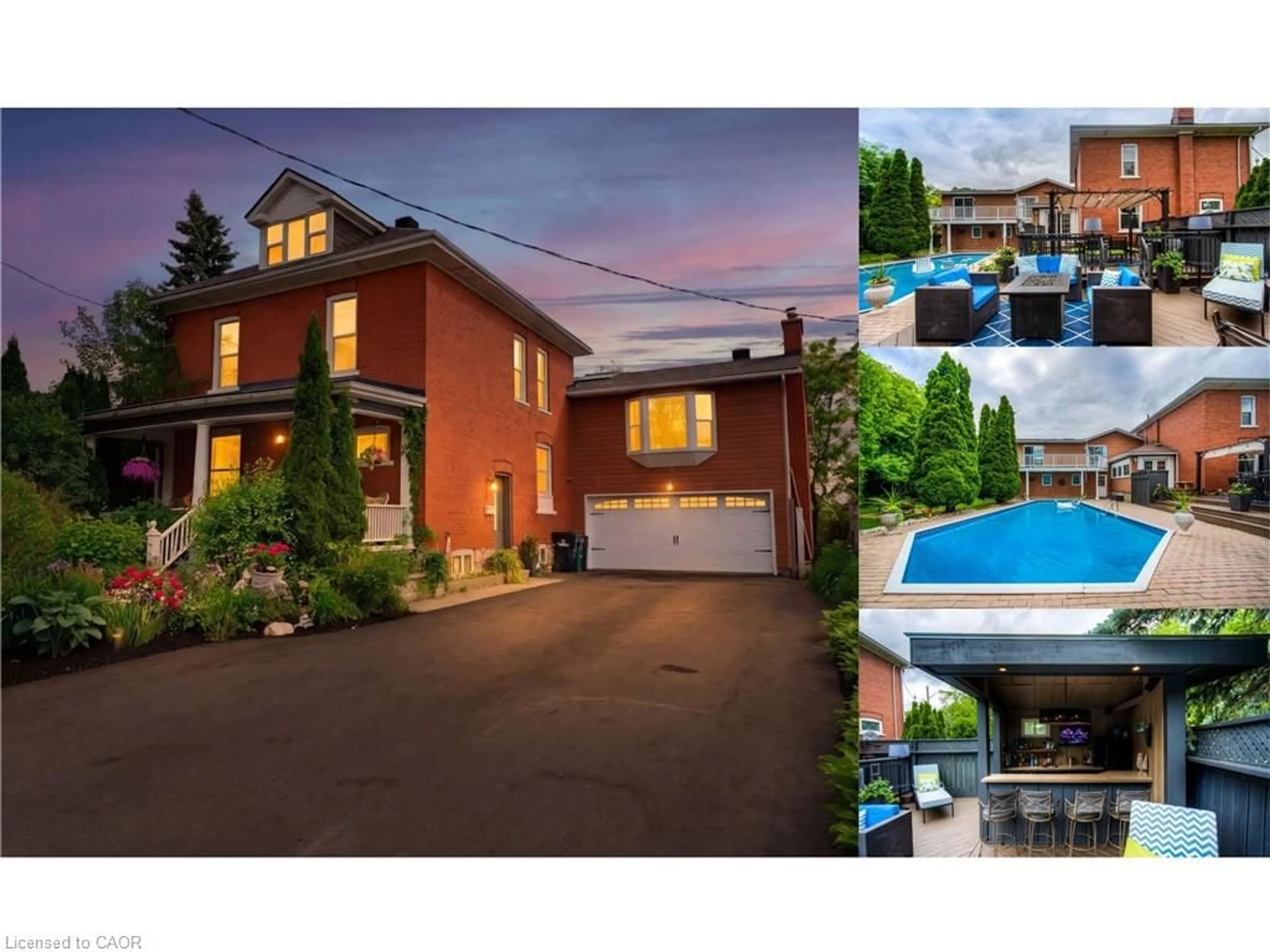 A pic from outside/outdoor area/front of a property/back of a property/a pic from drone, street for 52 Rooshill Ave, Cambridge Ontario N3C 2A2