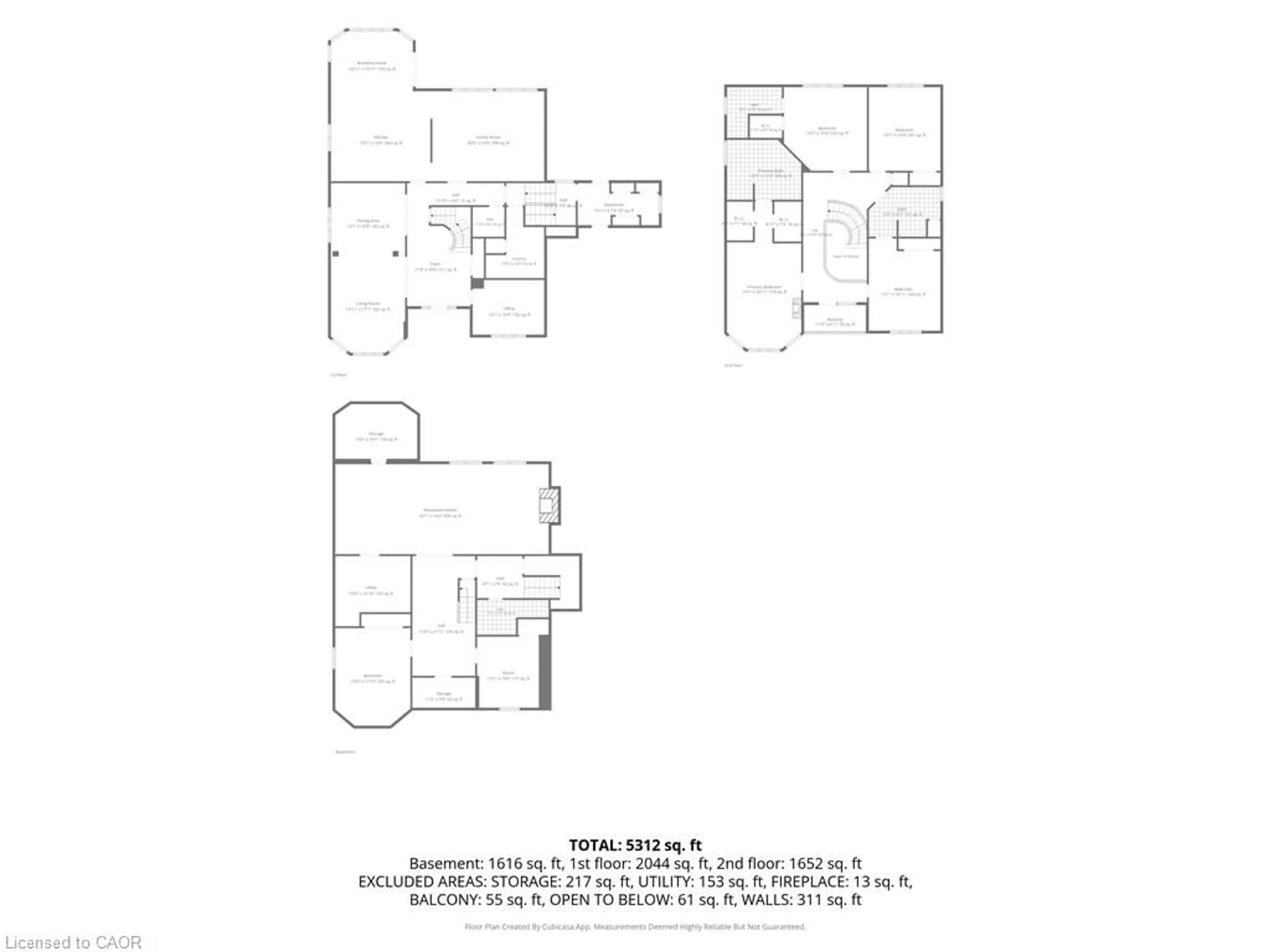 Floor plan for 39 Elodia Crt, Hamilton Ontario L9C 7R2
