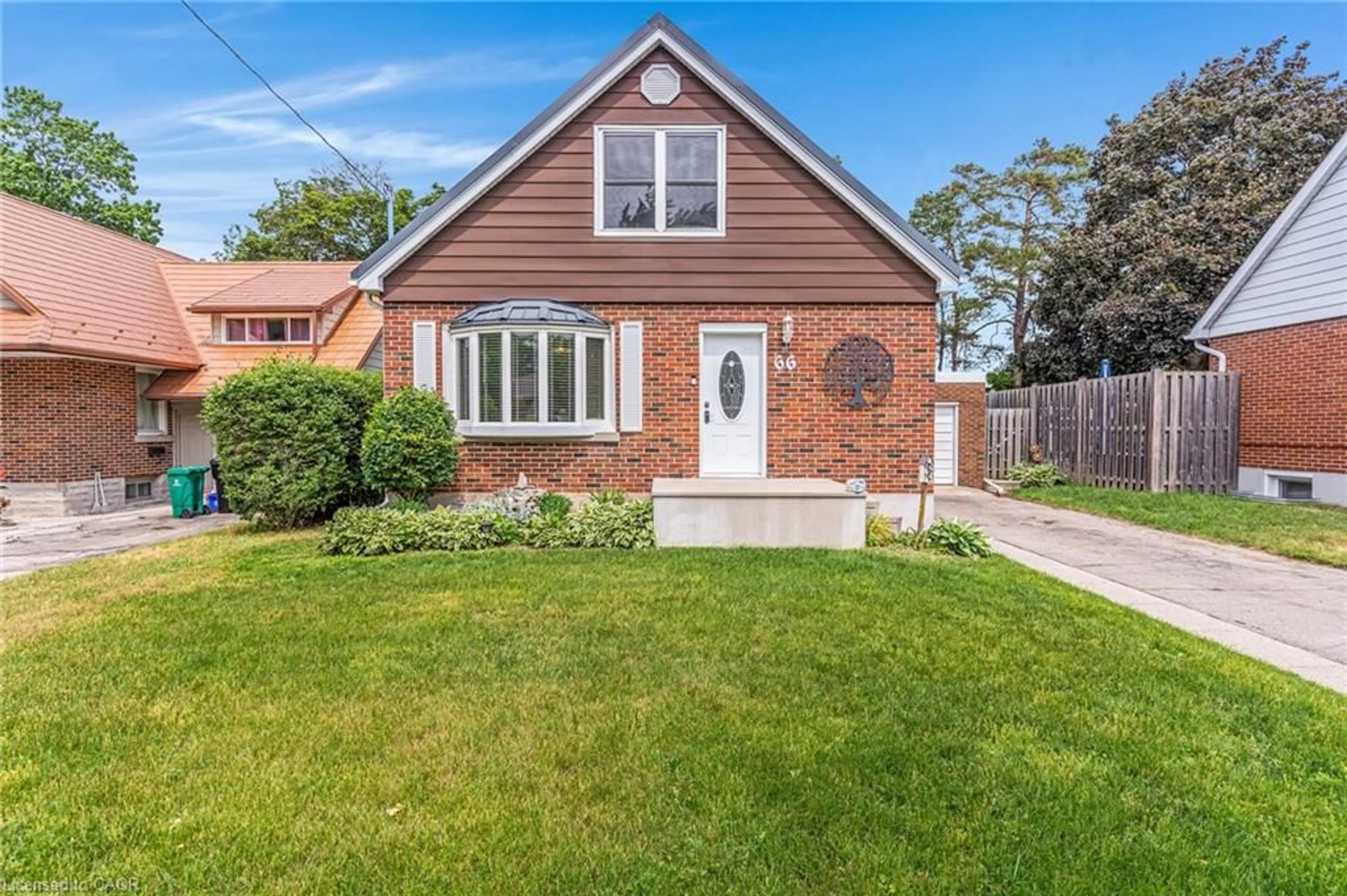 Home with brick exterior material, street for 66 Sherwood Ave, Kitchener Ontario N2B 1J9