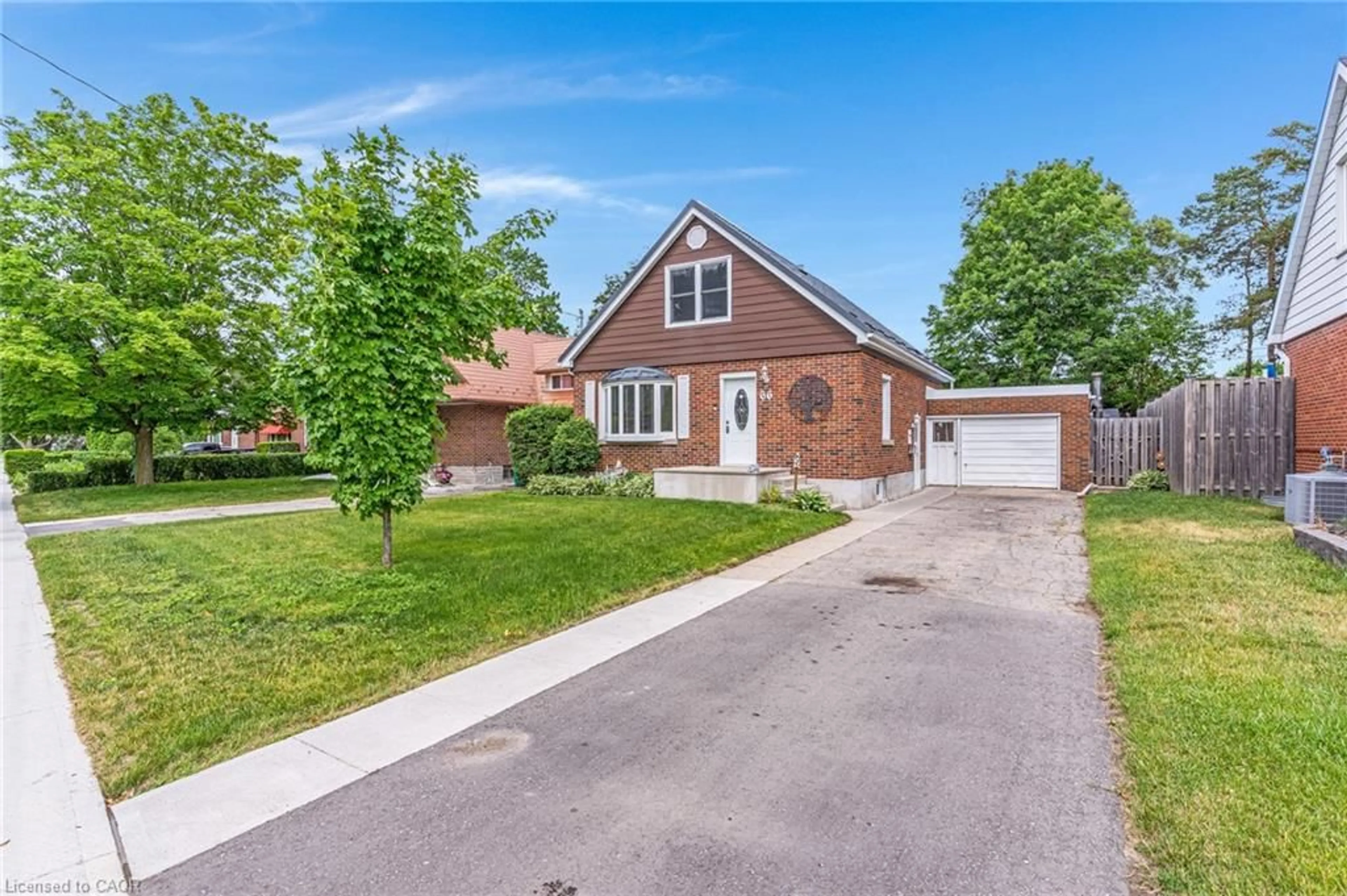 Home with brick exterior material, street for 66 Sherwood Ave, Kitchener Ontario N2B 1J9