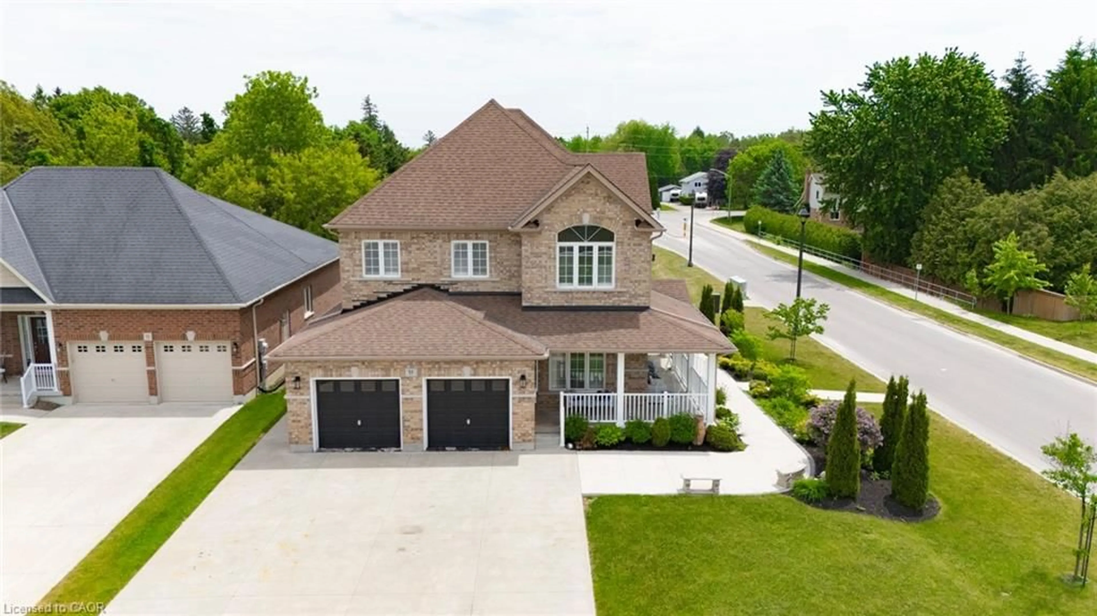 Home with brick exterior material, street for 11 Aitken Crt, Fergus Ontario N1M 0C8