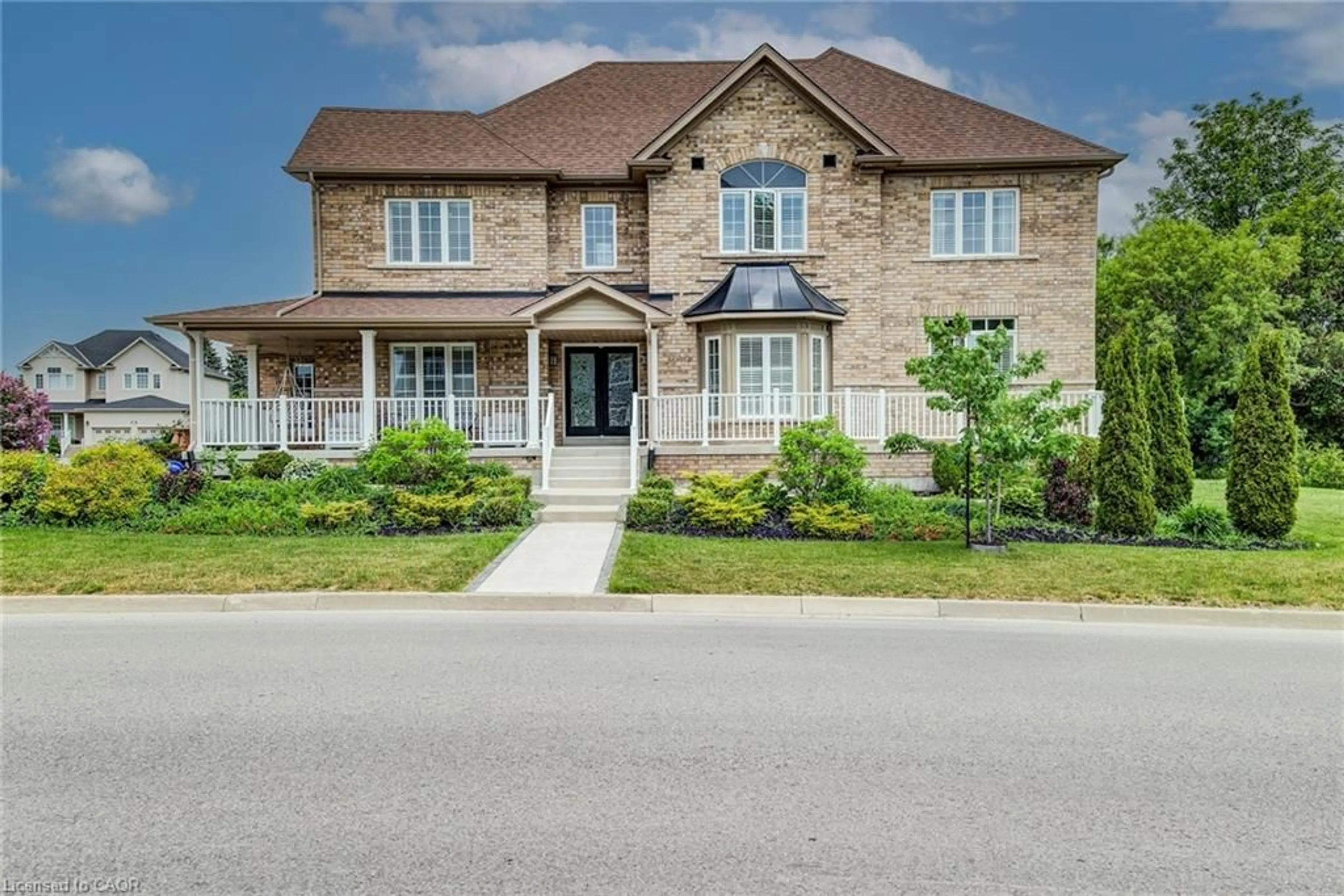 Home with brick exterior material, street for 11 Aitken Crt, Fergus Ontario N1M 0C8