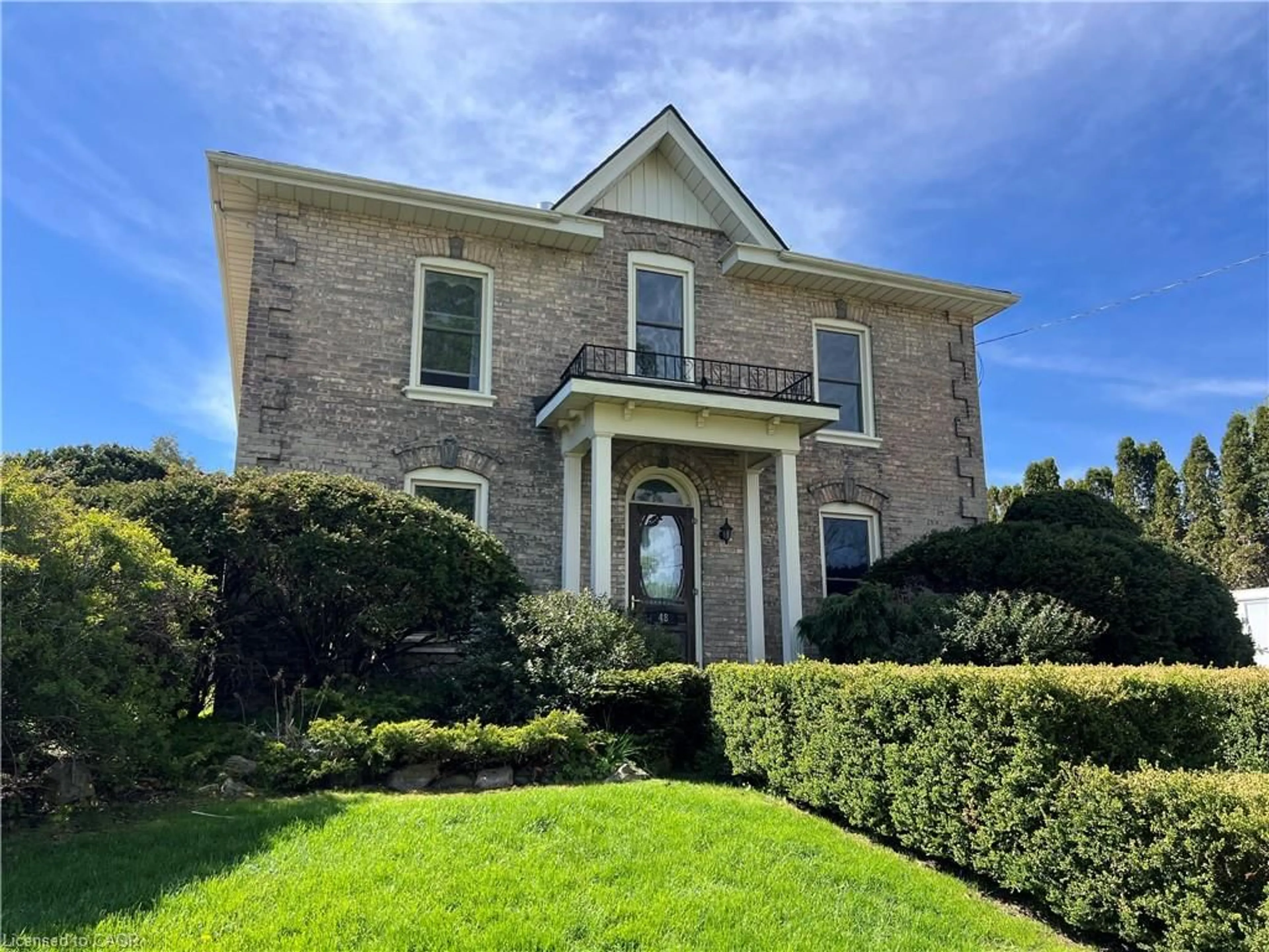 Home with brick exterior material, street for 48 Temperance St, Waterford Ontario N0E 1Y0