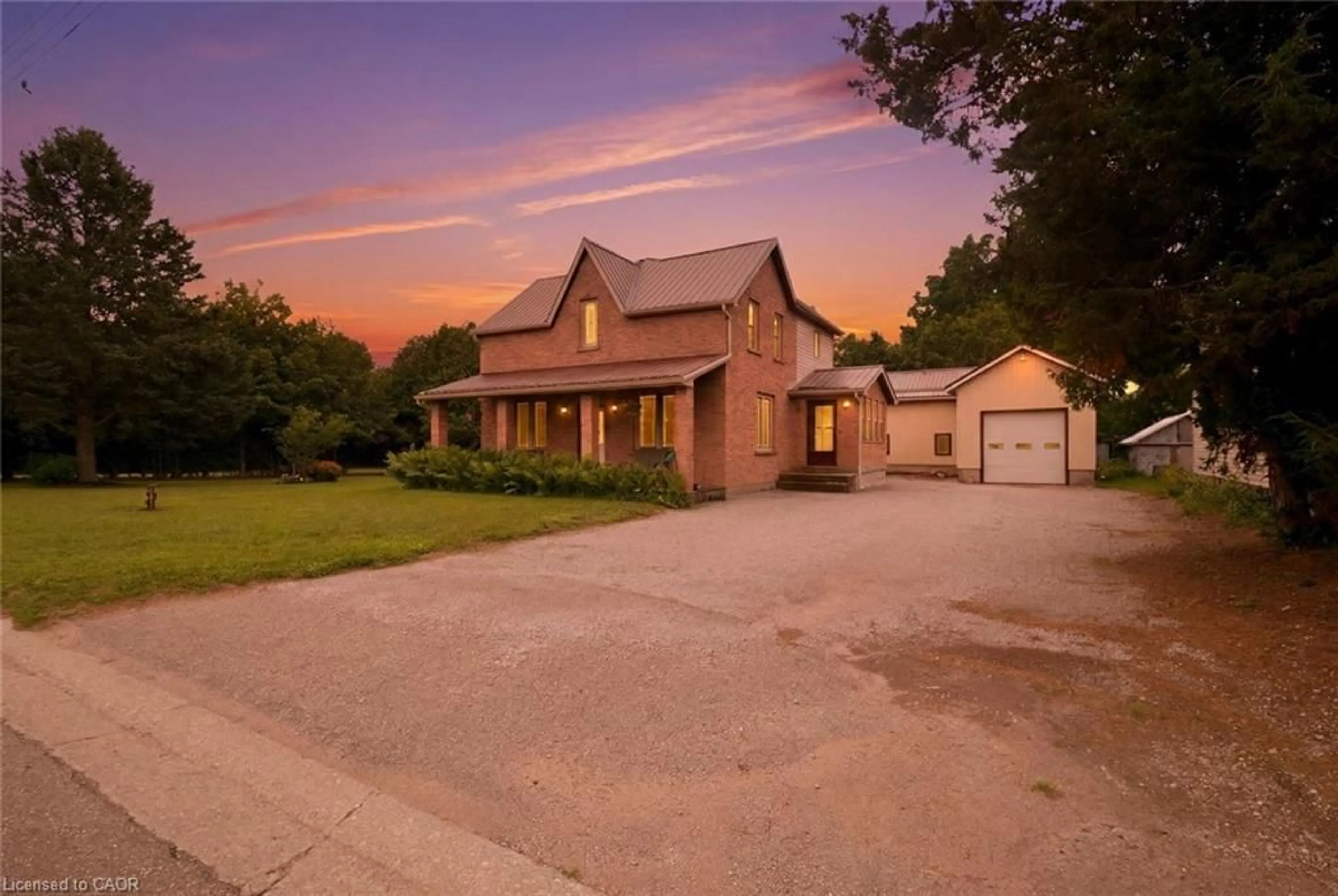 A pic from outside/outdoor area/front of a property/back of a property/a pic from drone, street for 3765 Teeterville Rd, Teeterville Ontario N0E 1S0