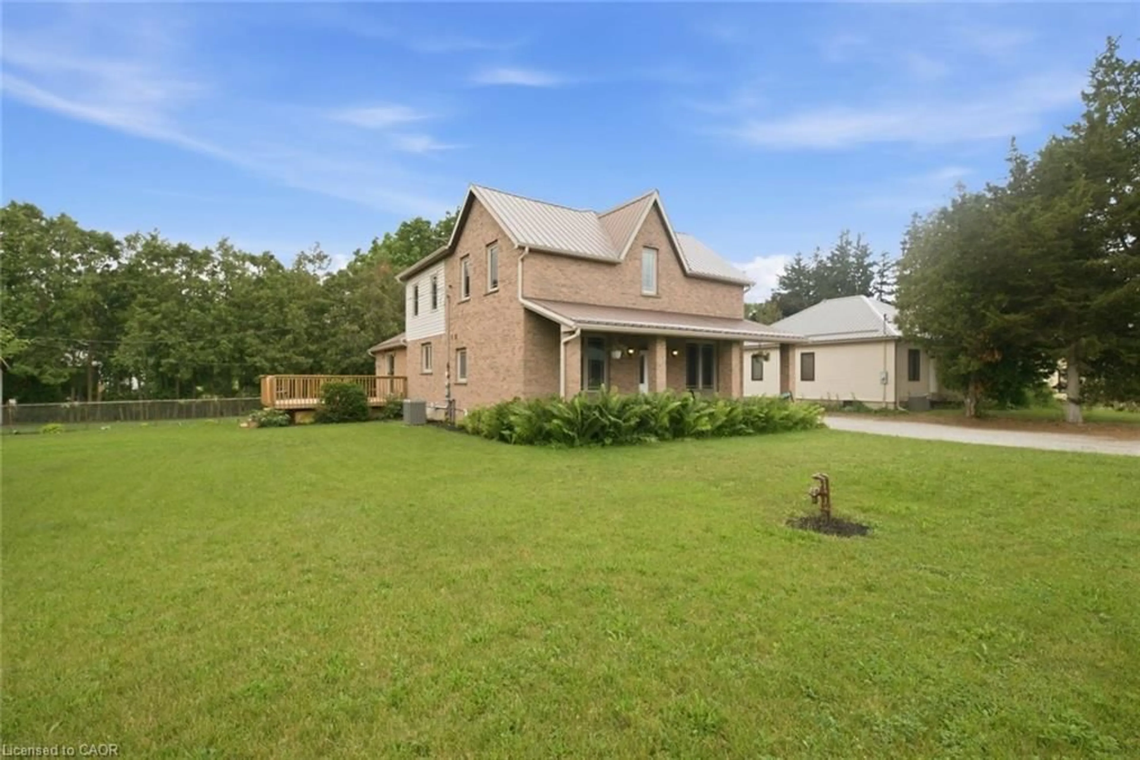 A pic from outside/outdoor area/front of a property/back of a property/a pic from drone, building for 3765 Teeterville Rd, Teeterville Ontario N0E 1S0