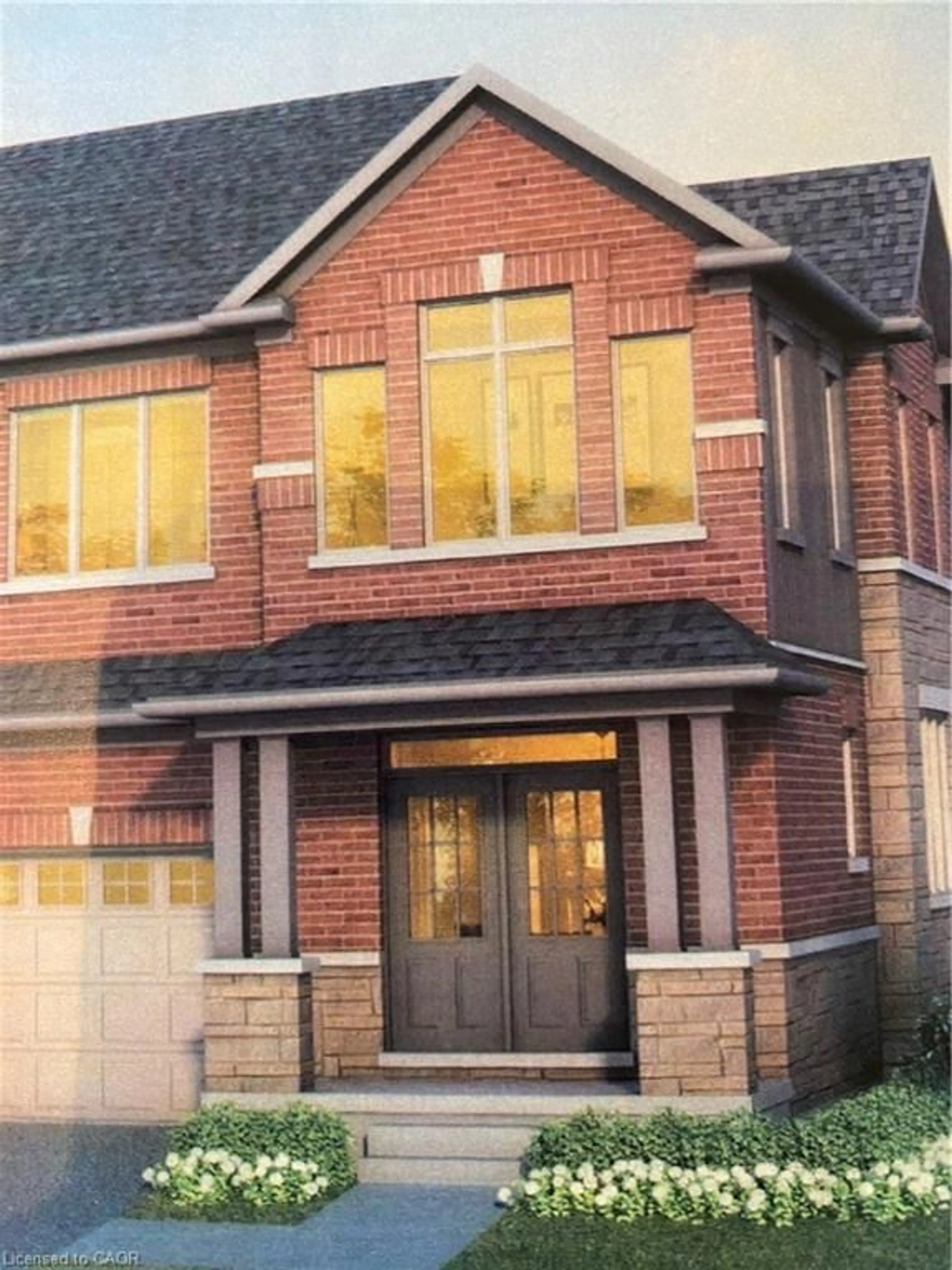 Home with brick exterior material, street for 406 Robert Woolner St, Ayr Ontario N0B 1E0