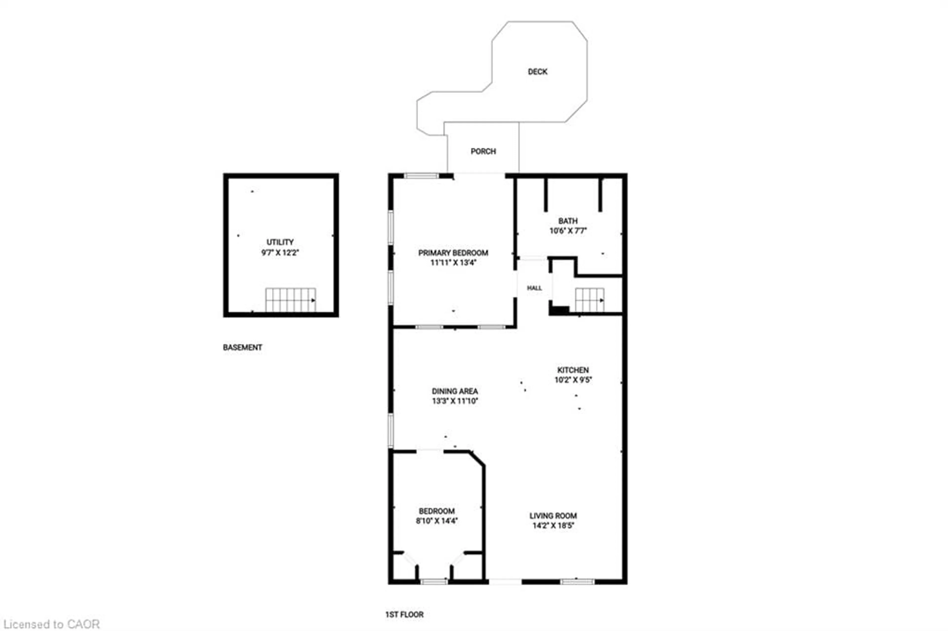 Floor plan for 18 Pearl St, Hamilton Ontario L8P 3W5