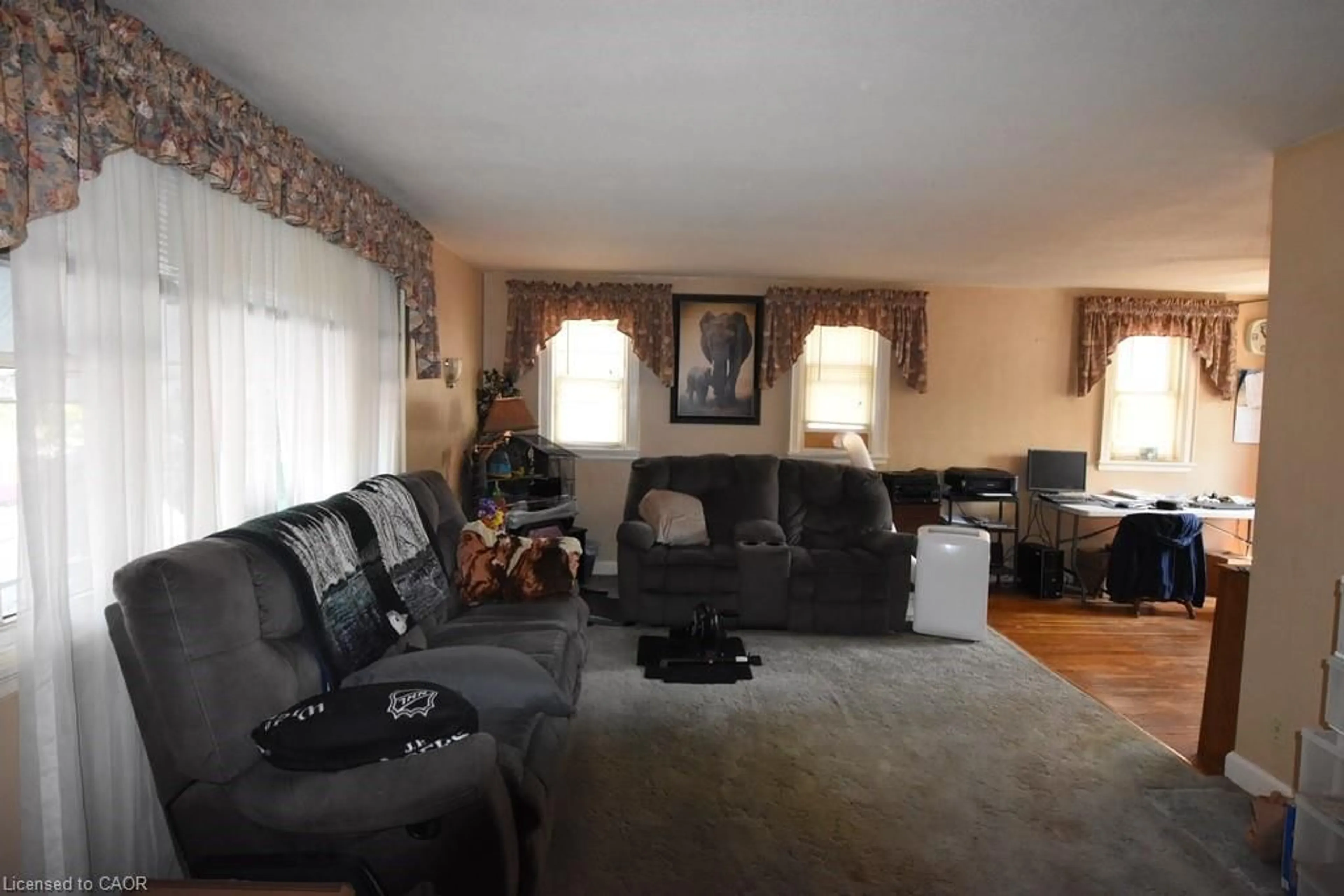 Living room with furniture, unknown for 21 Nelson St, Simcoe Ontario N3Y 3E4