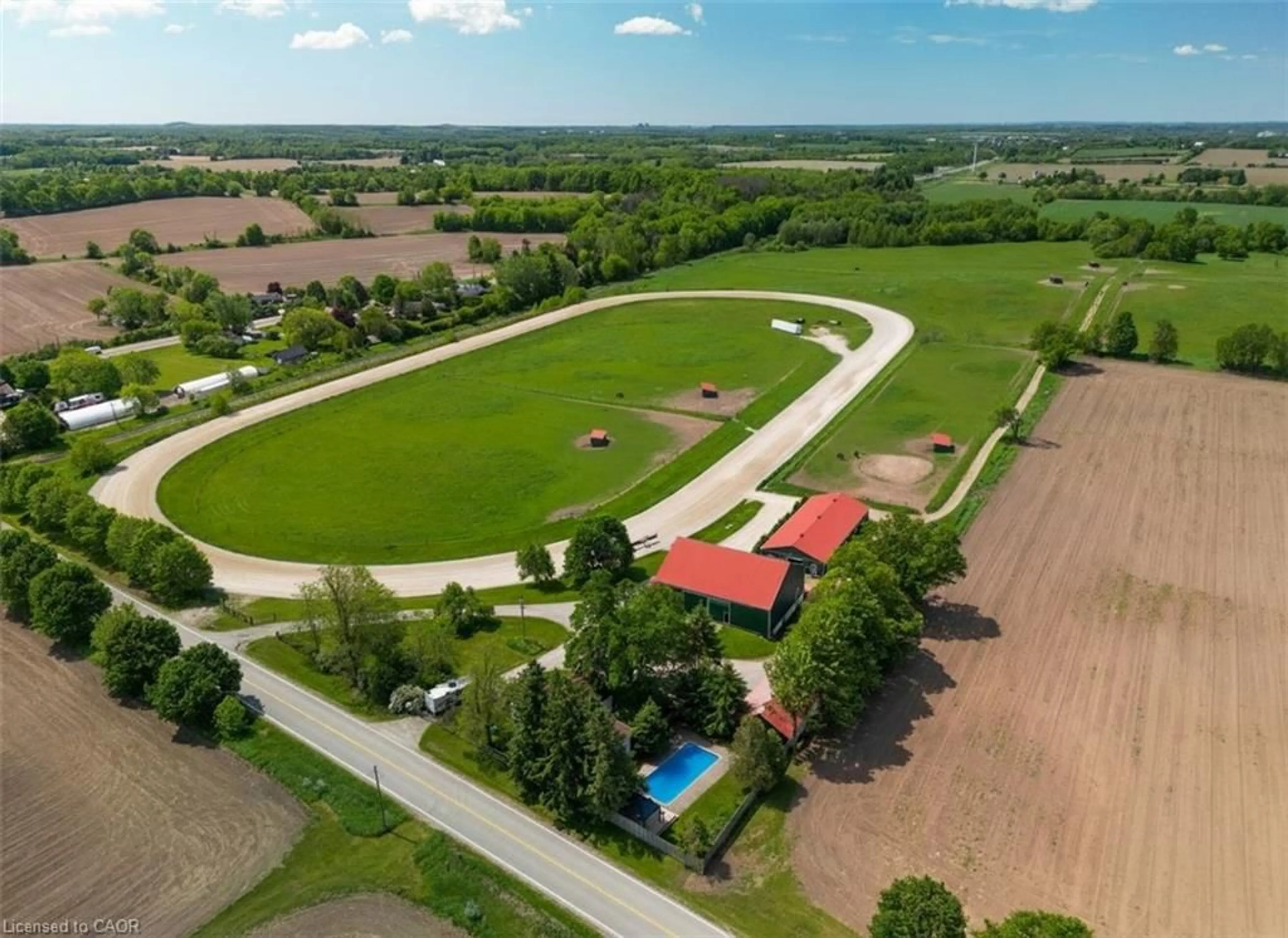 A pic from outside/outdoor area/front of a property/back of a property/a pic from drone, unknown for 5116 Third Line, Guelph Ontario N0B 2K0