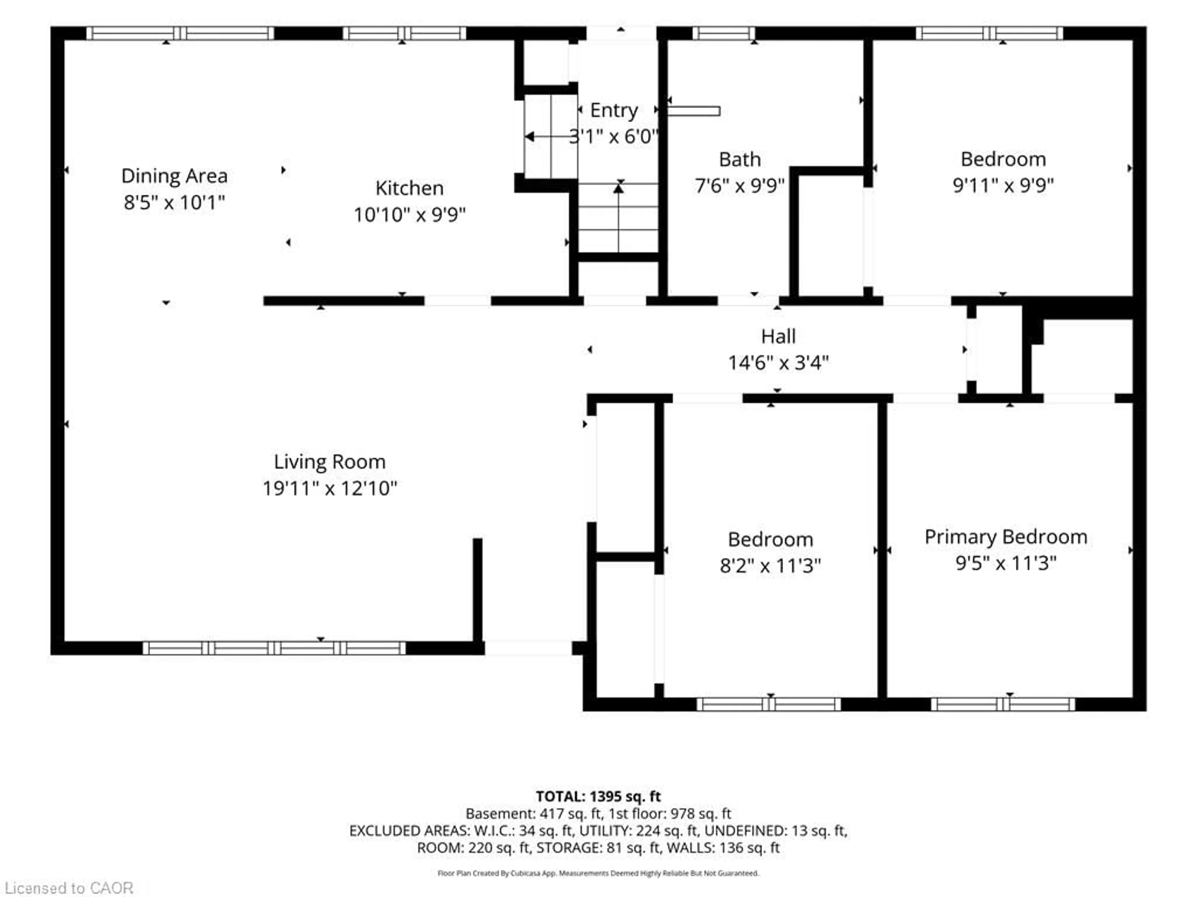 Floor plan for 99 Fife St, Caledonia Ontario N3W 1E7
