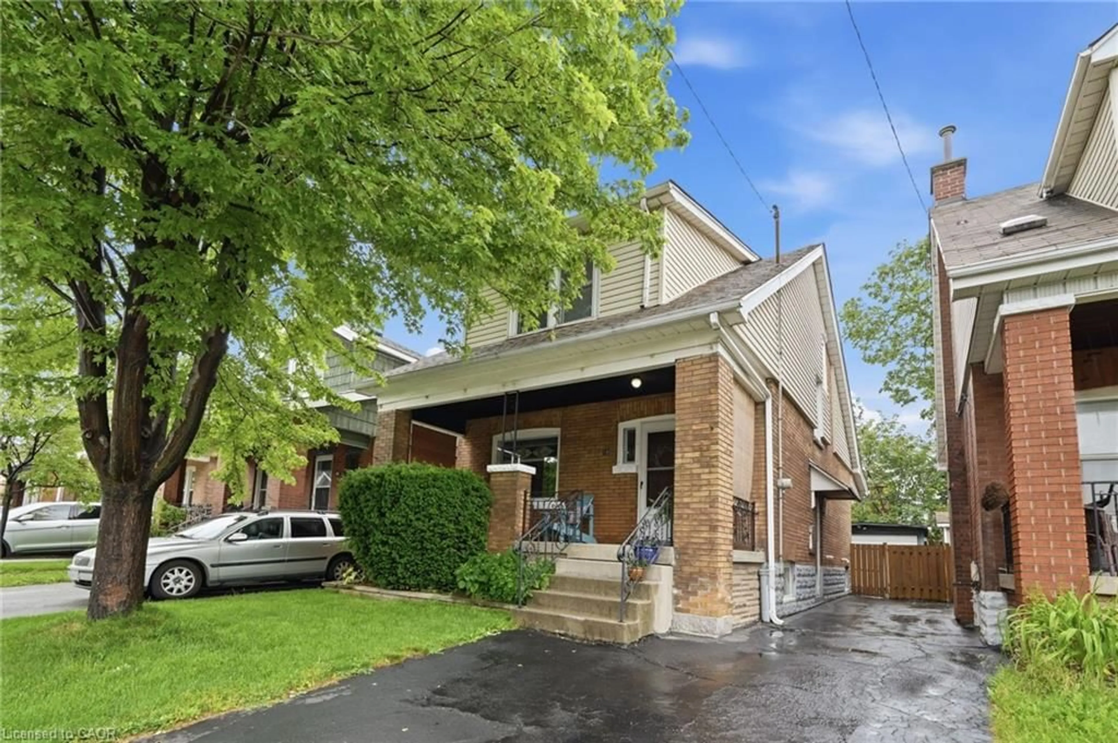 Home with brick exterior material, street for 16 Connaught Ave, Hamilton Ontario L8L 6Y7