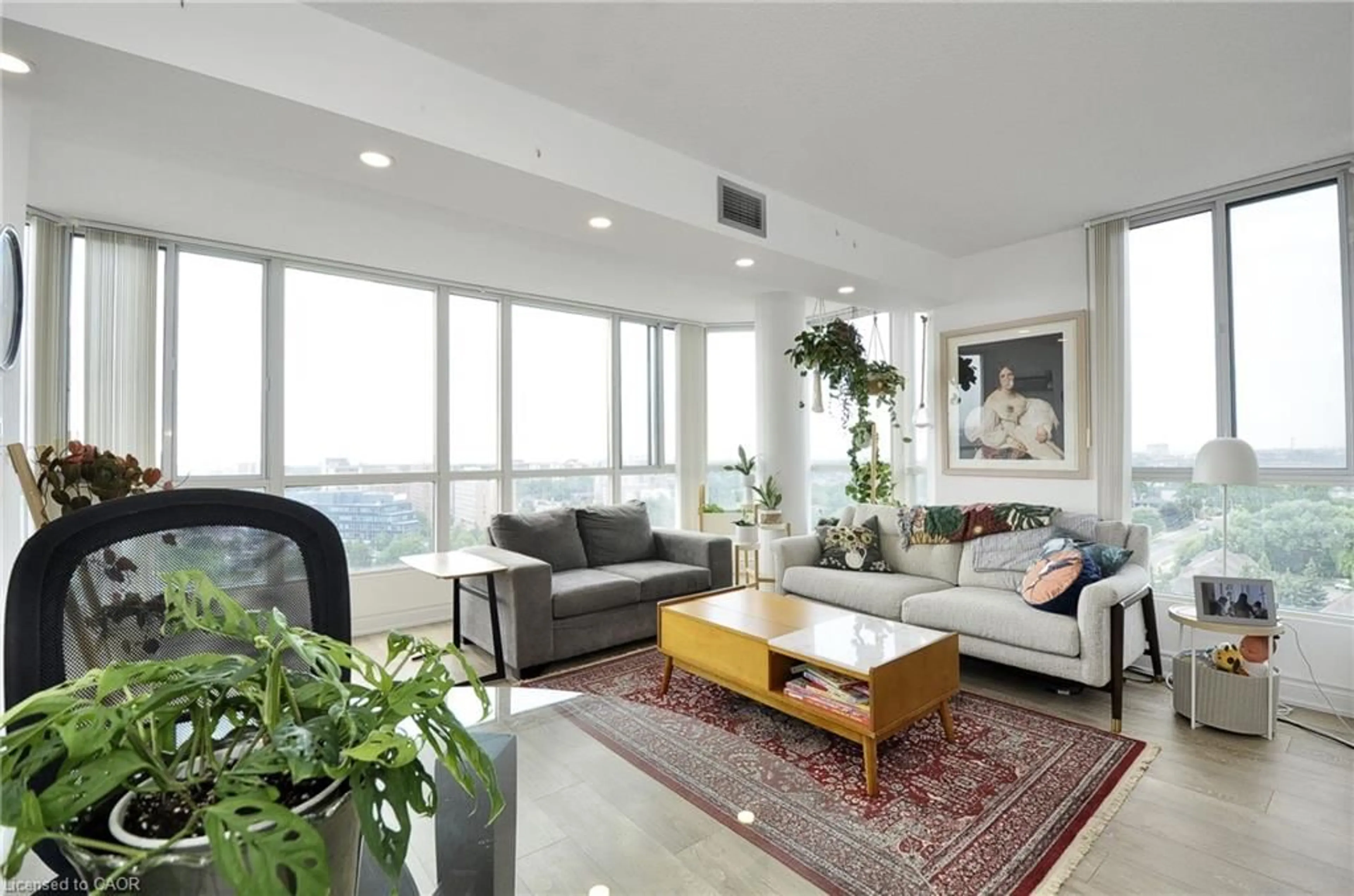 Living room with furniture, unknown for 145 Hillcrest Ave #1003, Mississauga Ontario L5B 3Z1