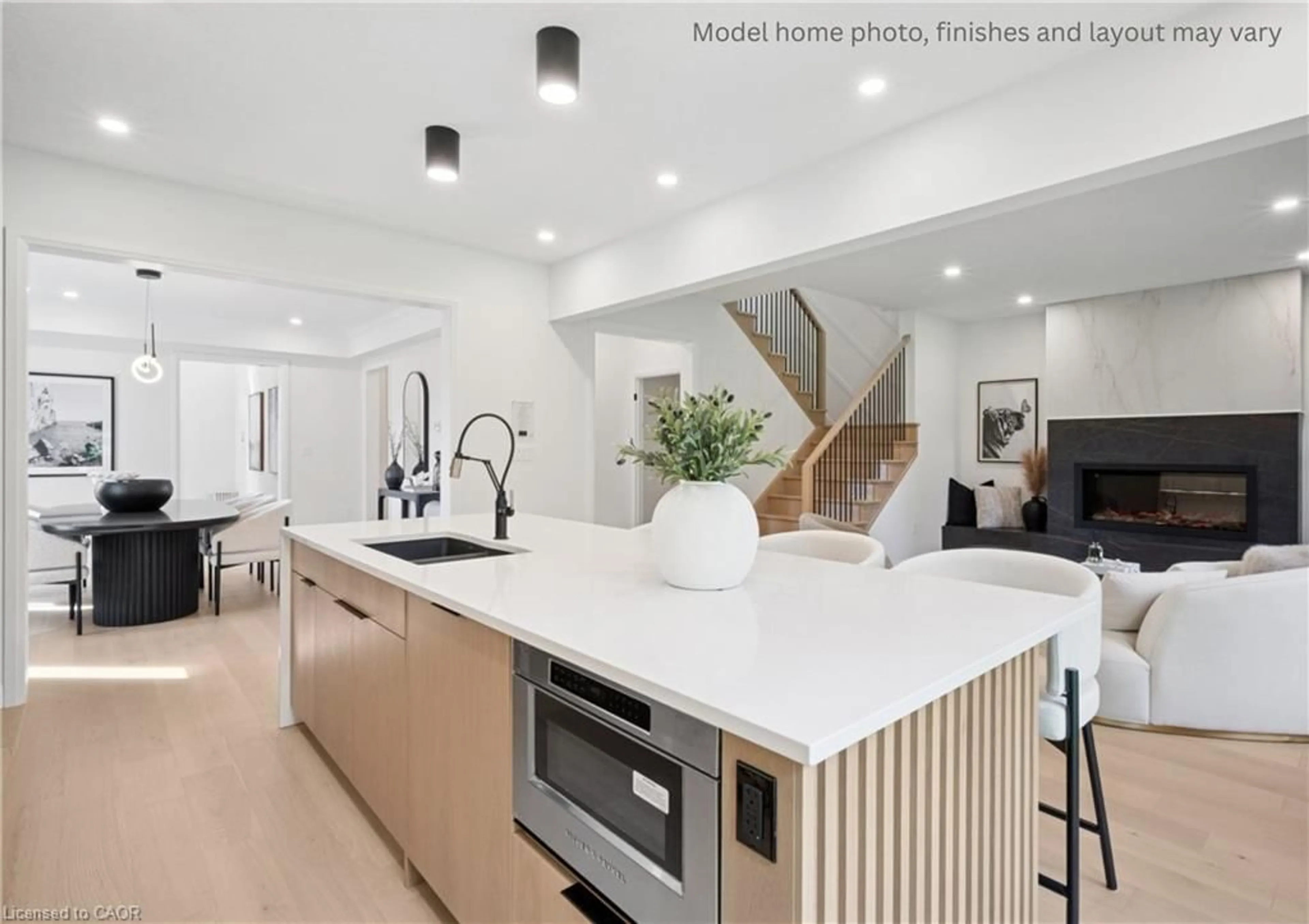 Open concept kitchen, unknown for 32 Allegro Common, Cambridge Ontario N3C 1A5