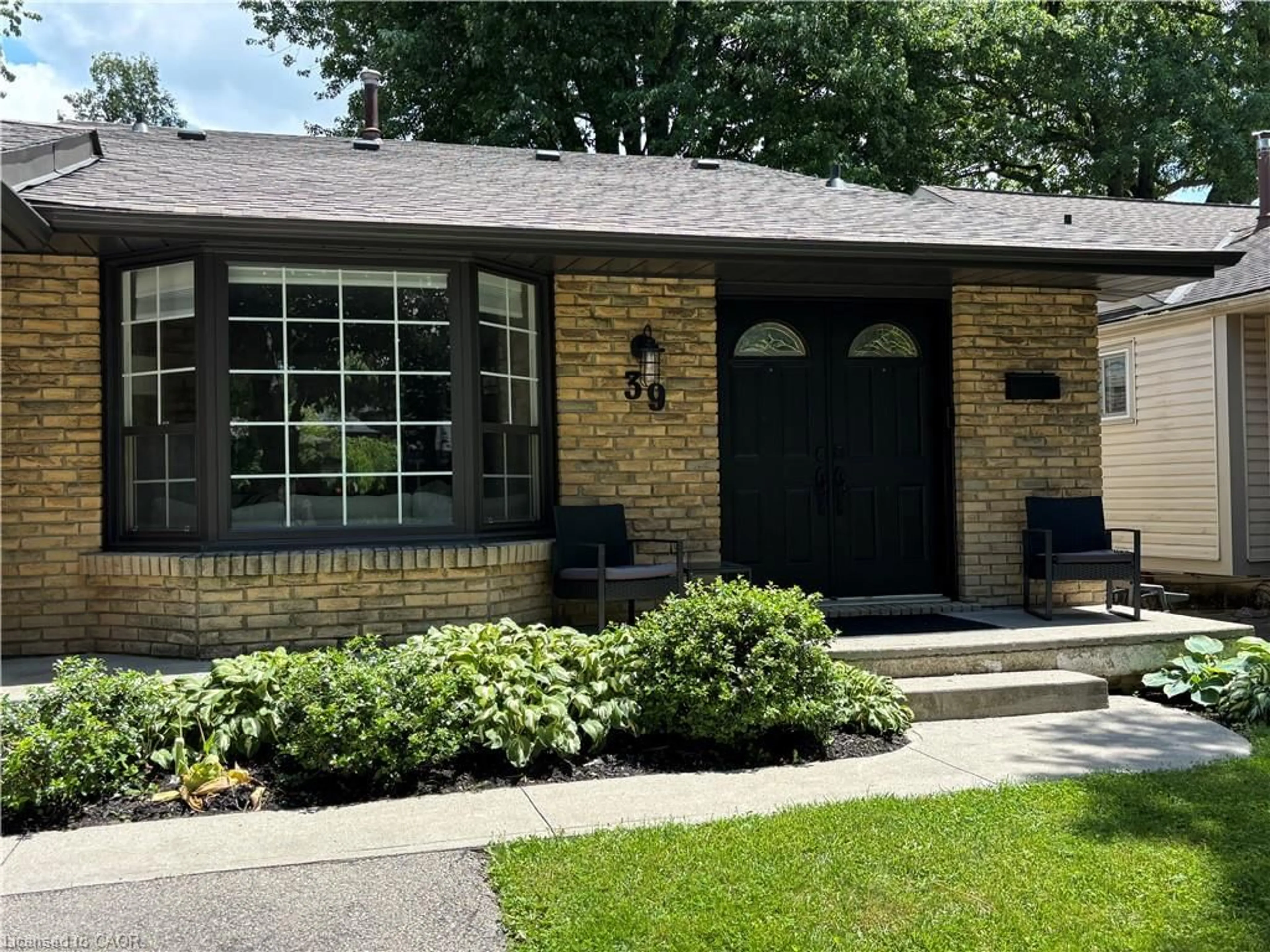 Home with brick exterior material, street for 39 Forestgate Dr, Hamilton Ontario L9C 6A4