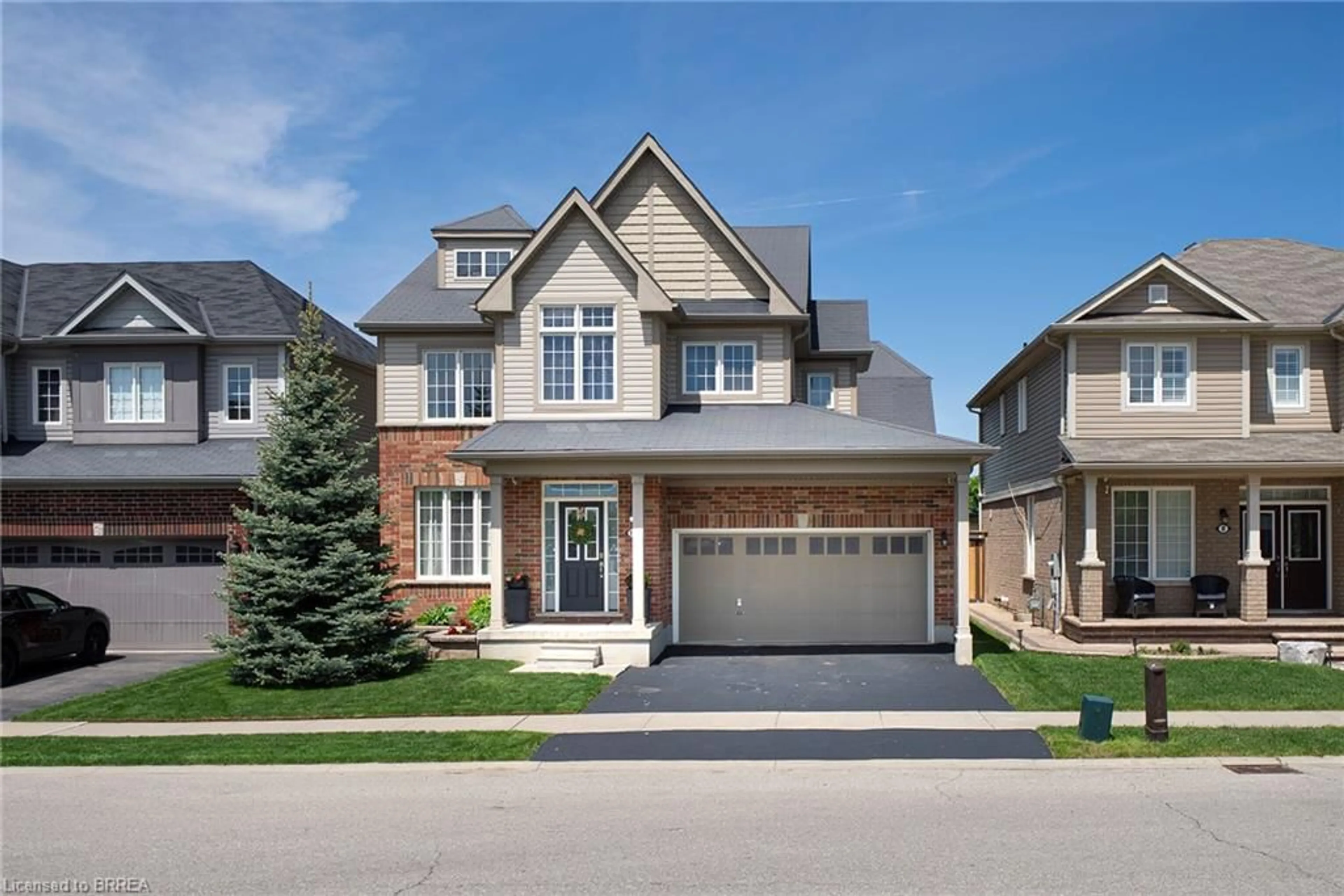 Home with brick exterior material, street for 10 Bisset Ave, Brantford Ontario N3T 0H2