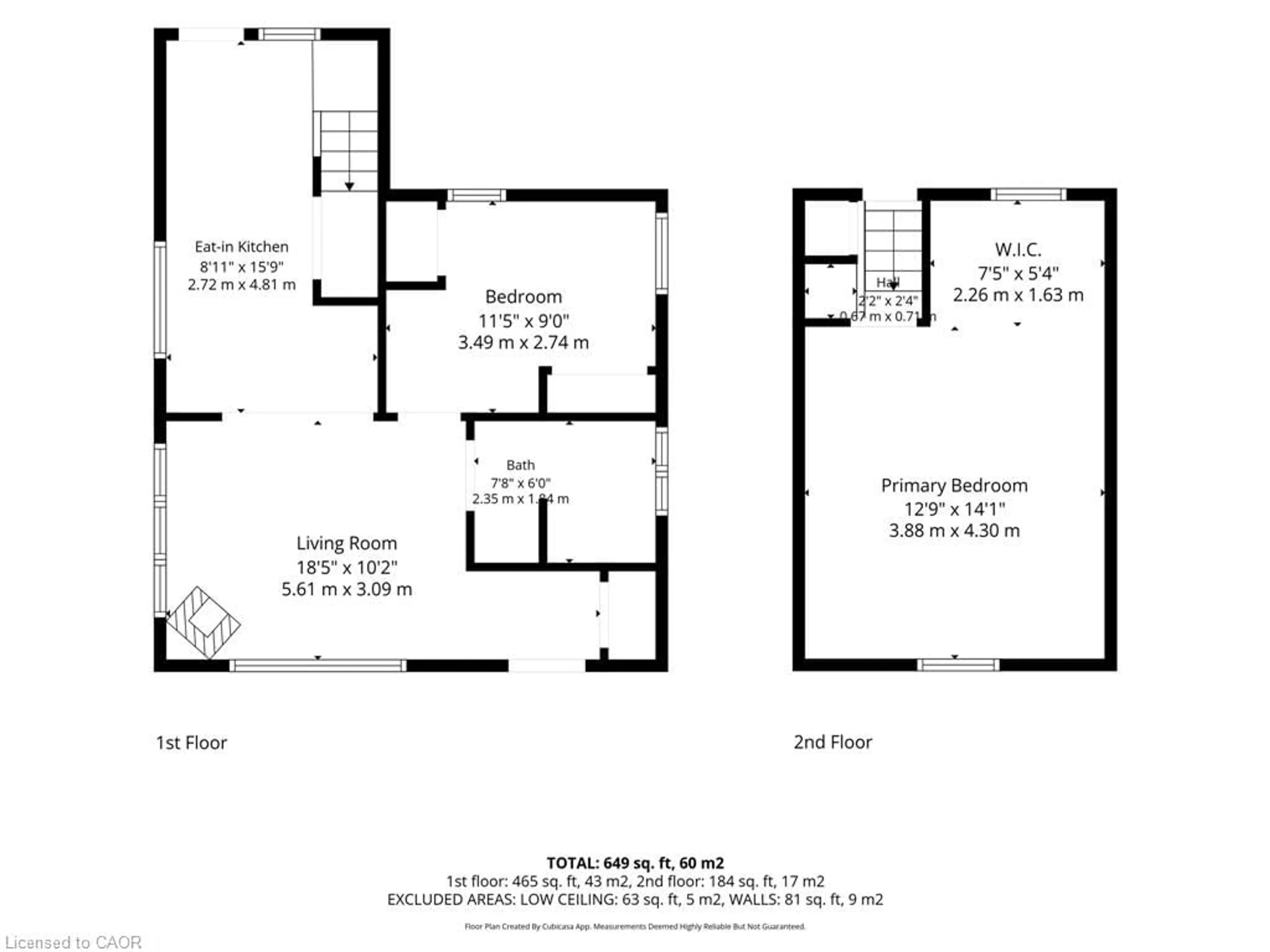 Floor plan for 5025 Albert St, Beamsville Ontario L0R 1B0