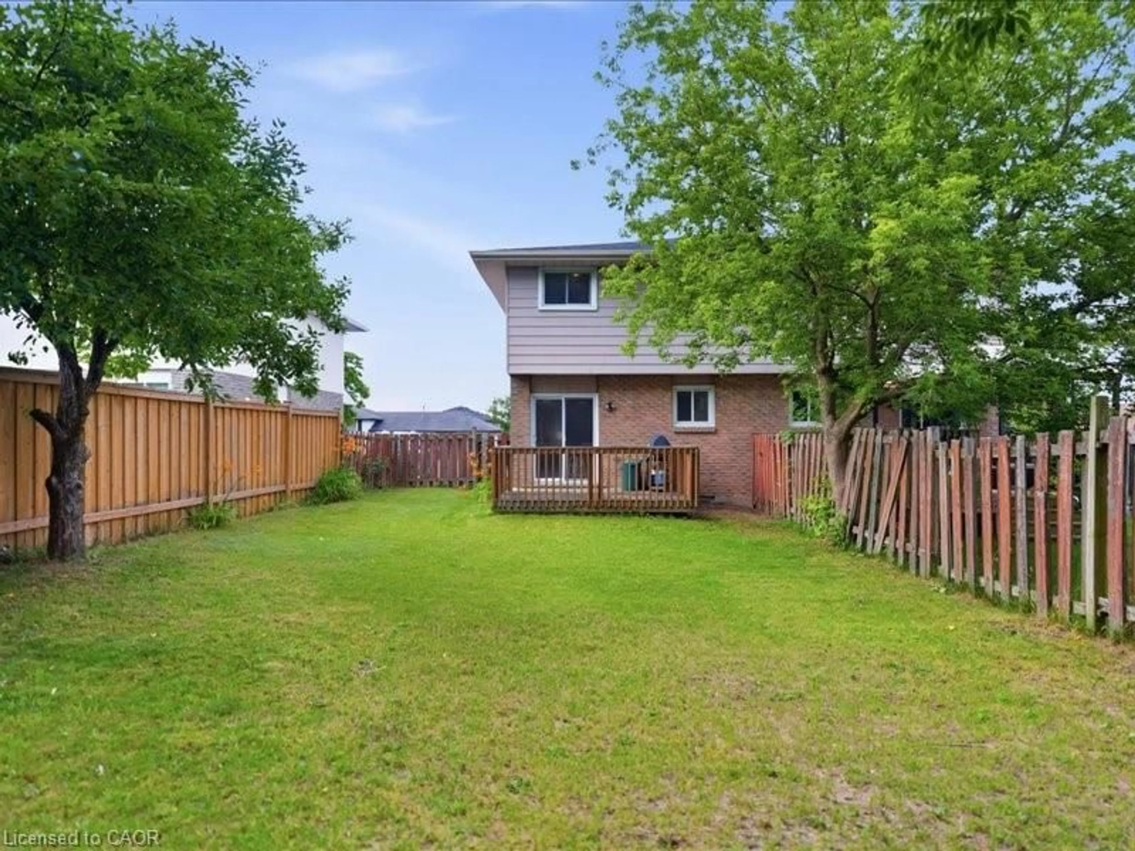 A pic from outside/outdoor area/front of a property/back of a property/a pic from drone, street for 58 The Country Way, Kitchener Ontario N2E 2K8