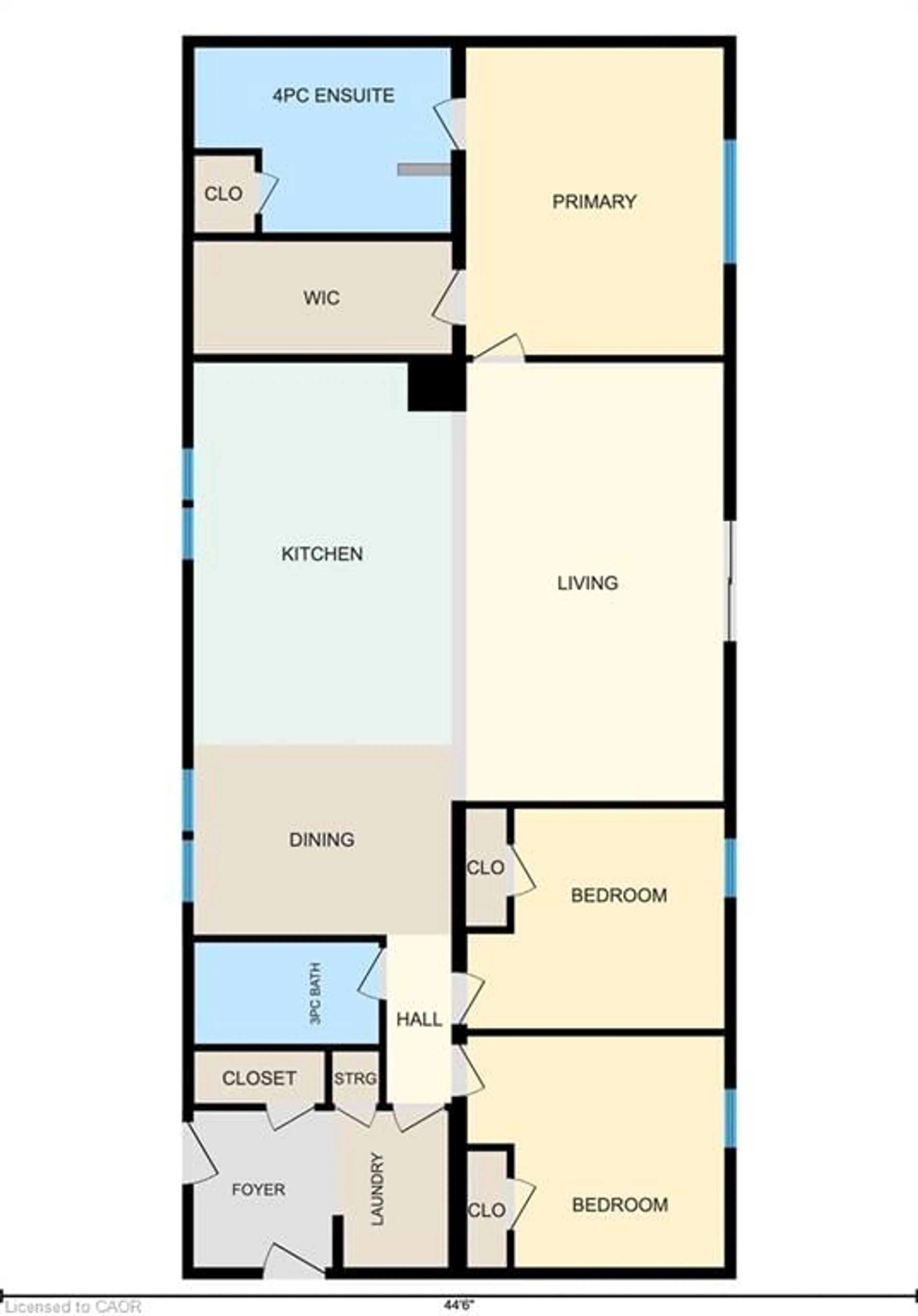 Floor plan for 26 Hickory Hollow, Nanticoke Ontario N0A 1L0