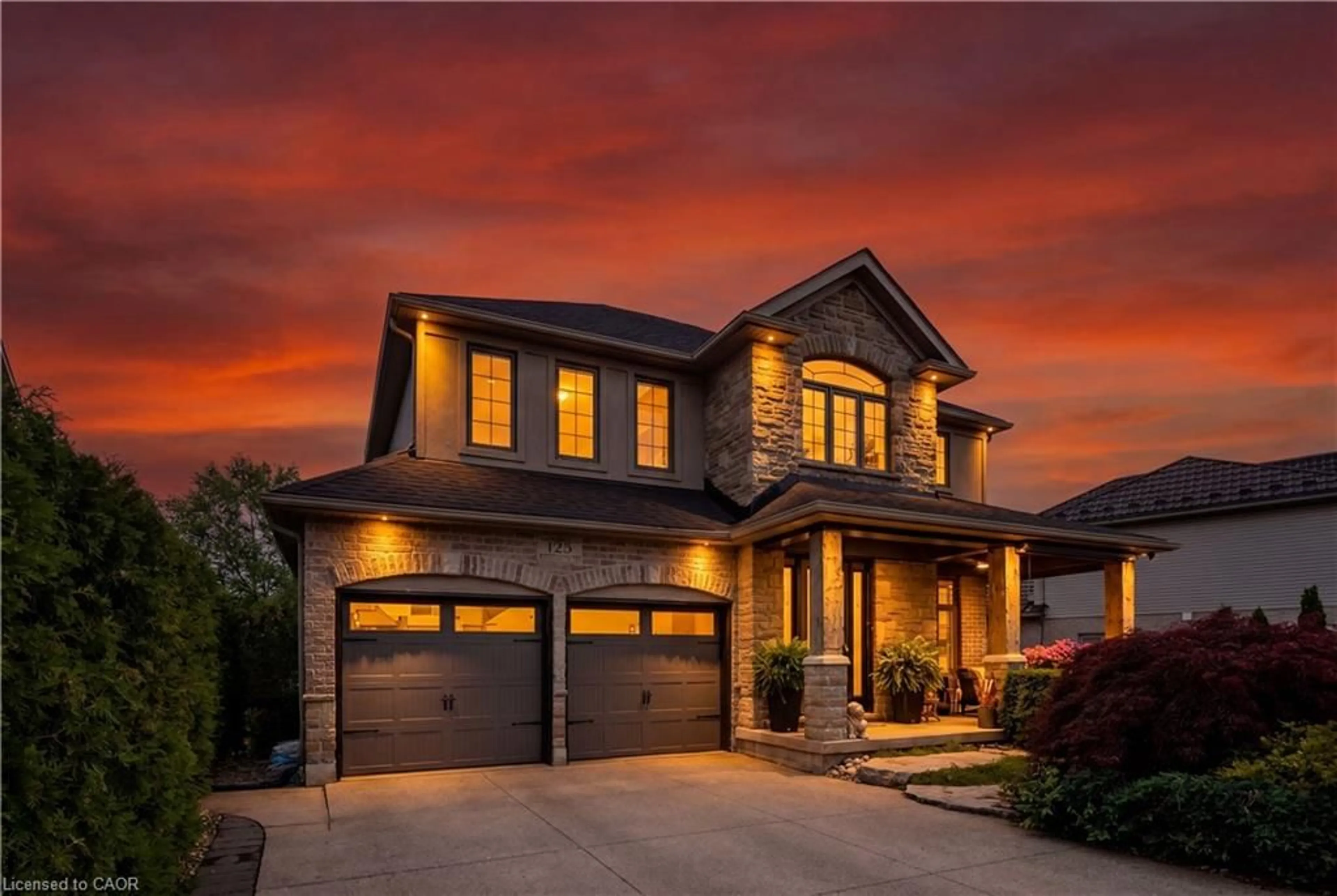 Home with brick exterior material, street for 125 Wheeler Crt, Rockwood Ontario N0B 2K0