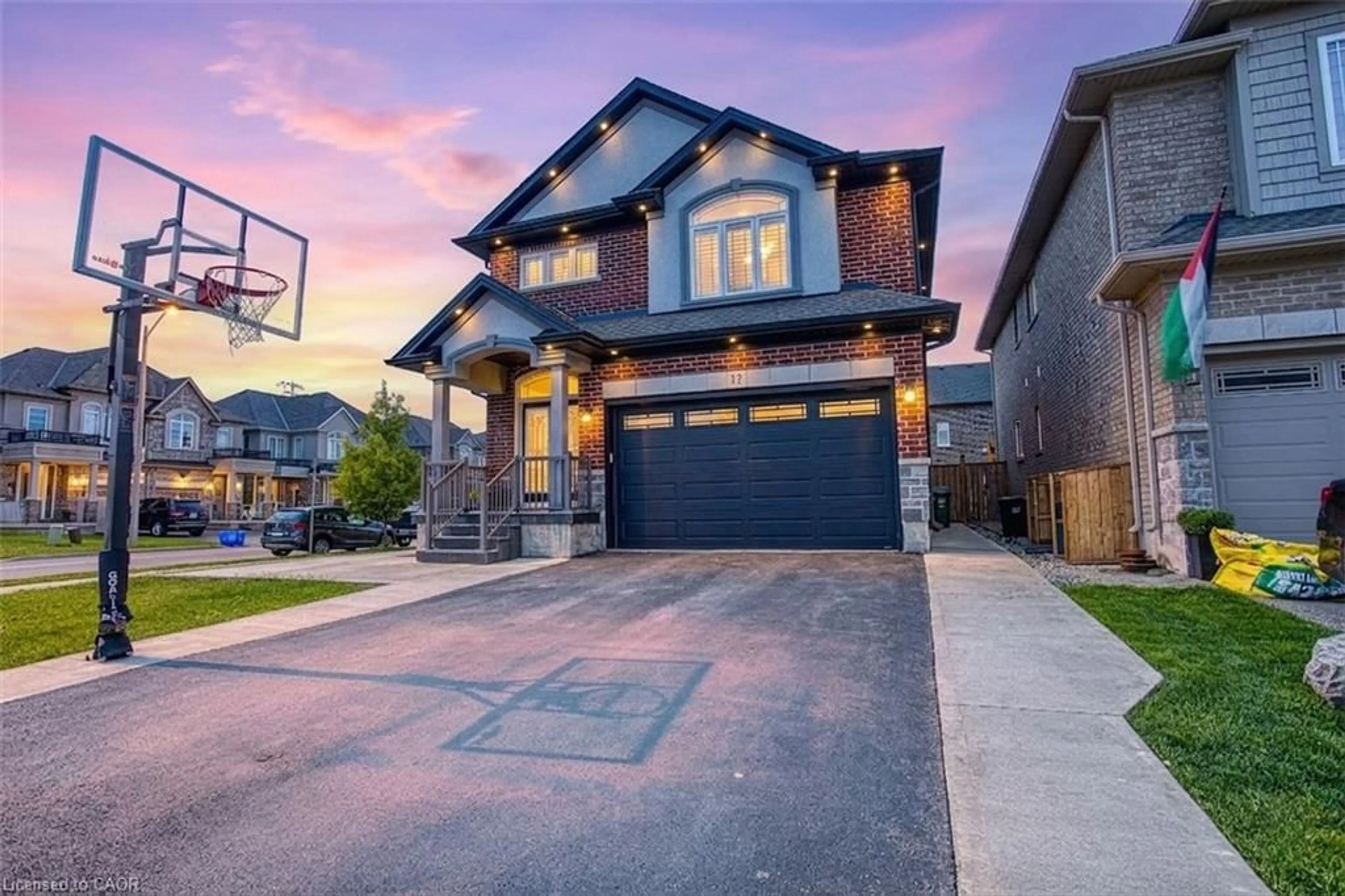 Home with brick exterior material, street for 17 Narbonne Cres, Stoney Creek Ontario L8J 0J7