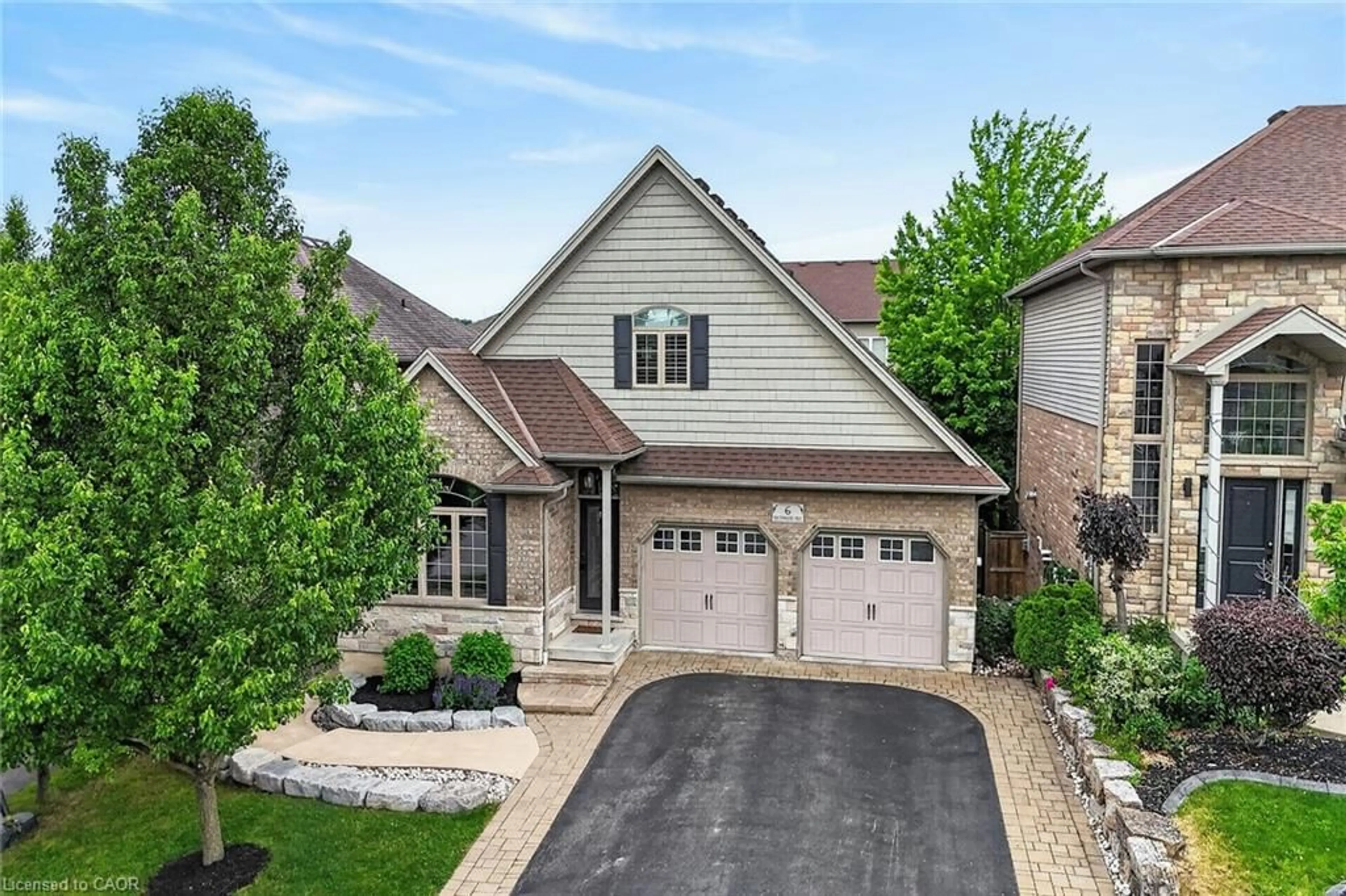 Home with brick exterior material, street for 6 Southwood Cres, Caledonia Ontario N3W 0A7