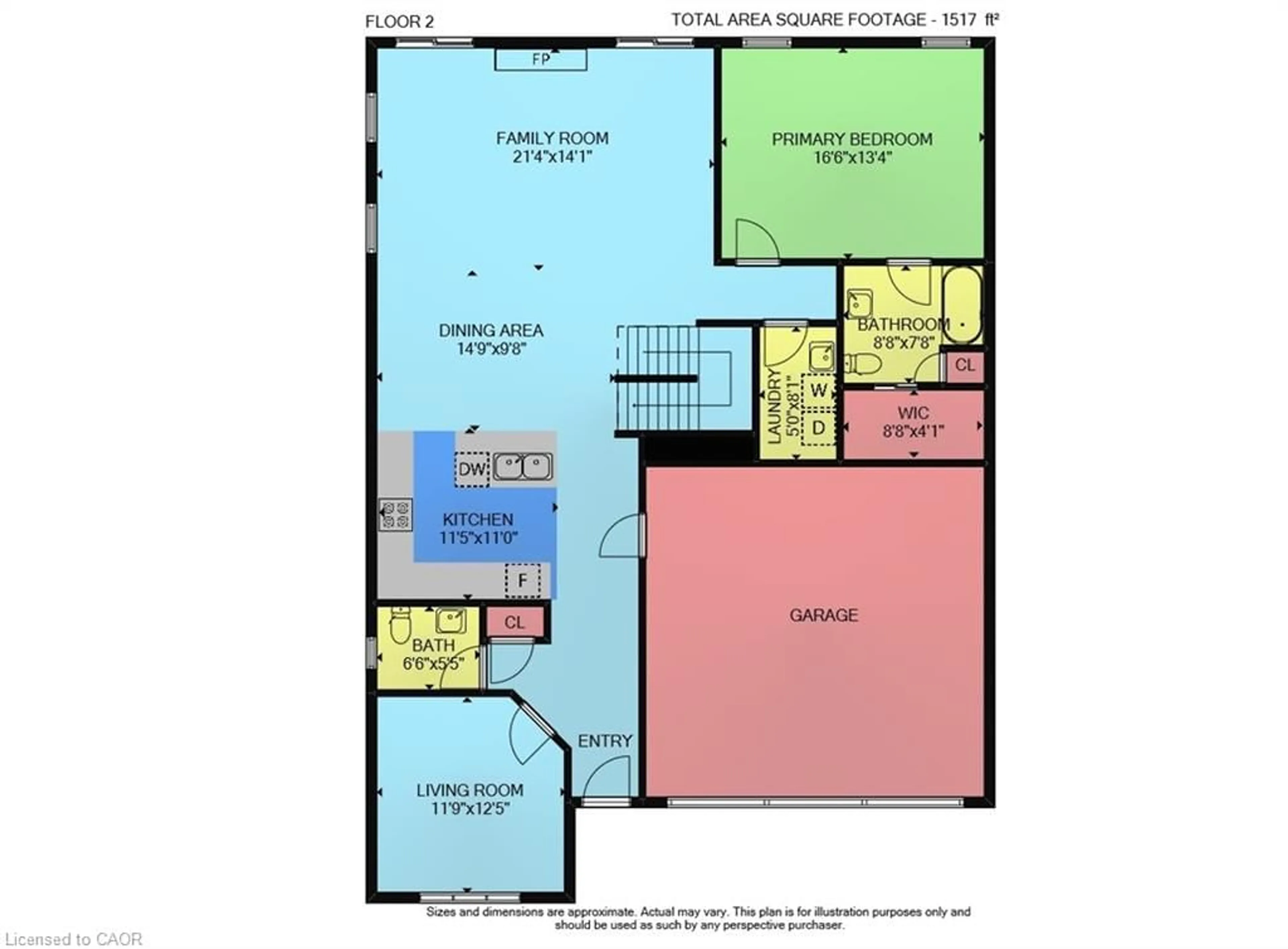 Floor plan for 6 Southwood Cres, Caledonia Ontario N3W 0A7