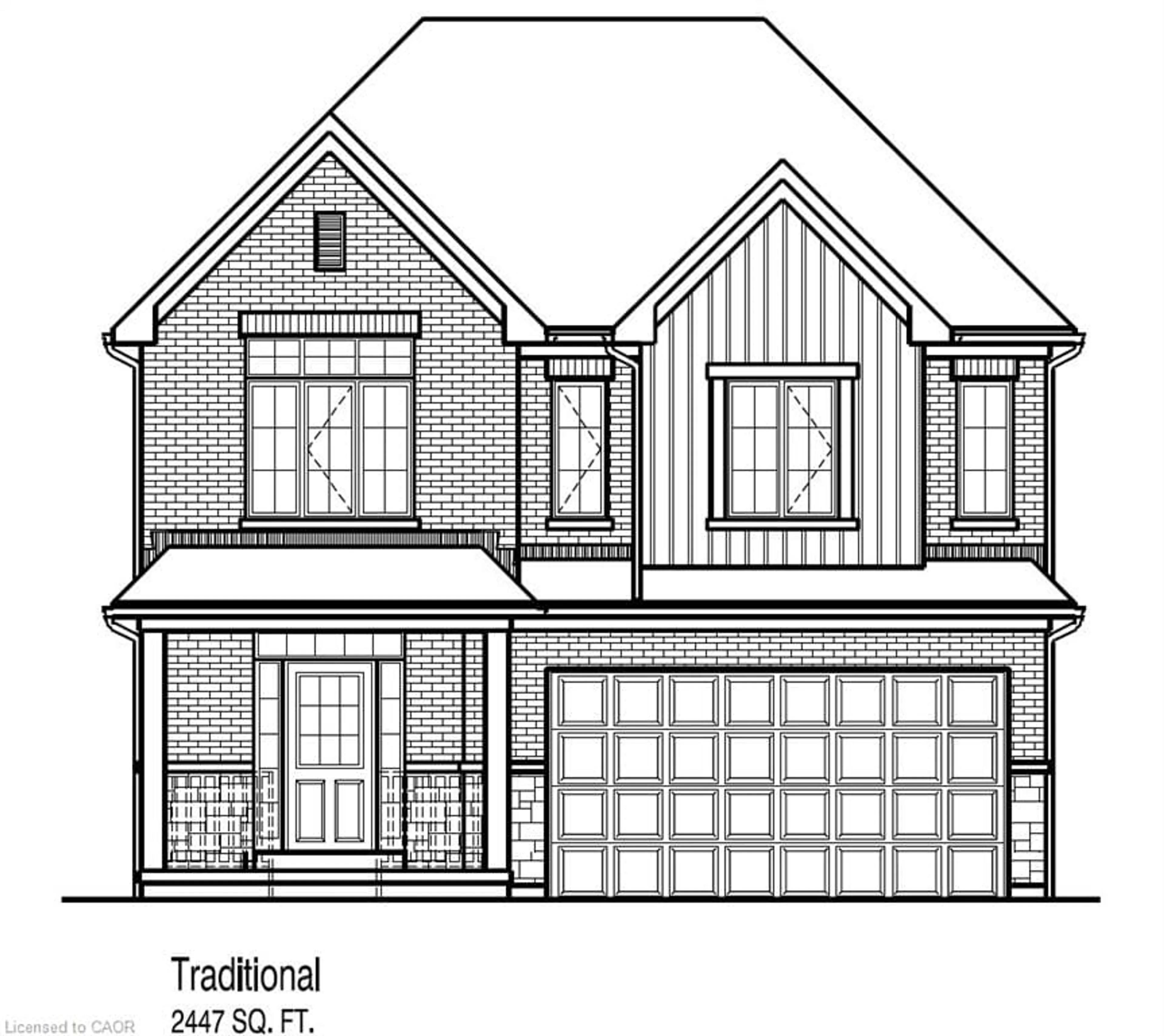 Home with brick exterior material, building for 46 Wild Chicory St #Lot 0068, Kitchener Ontario N2P 0J1