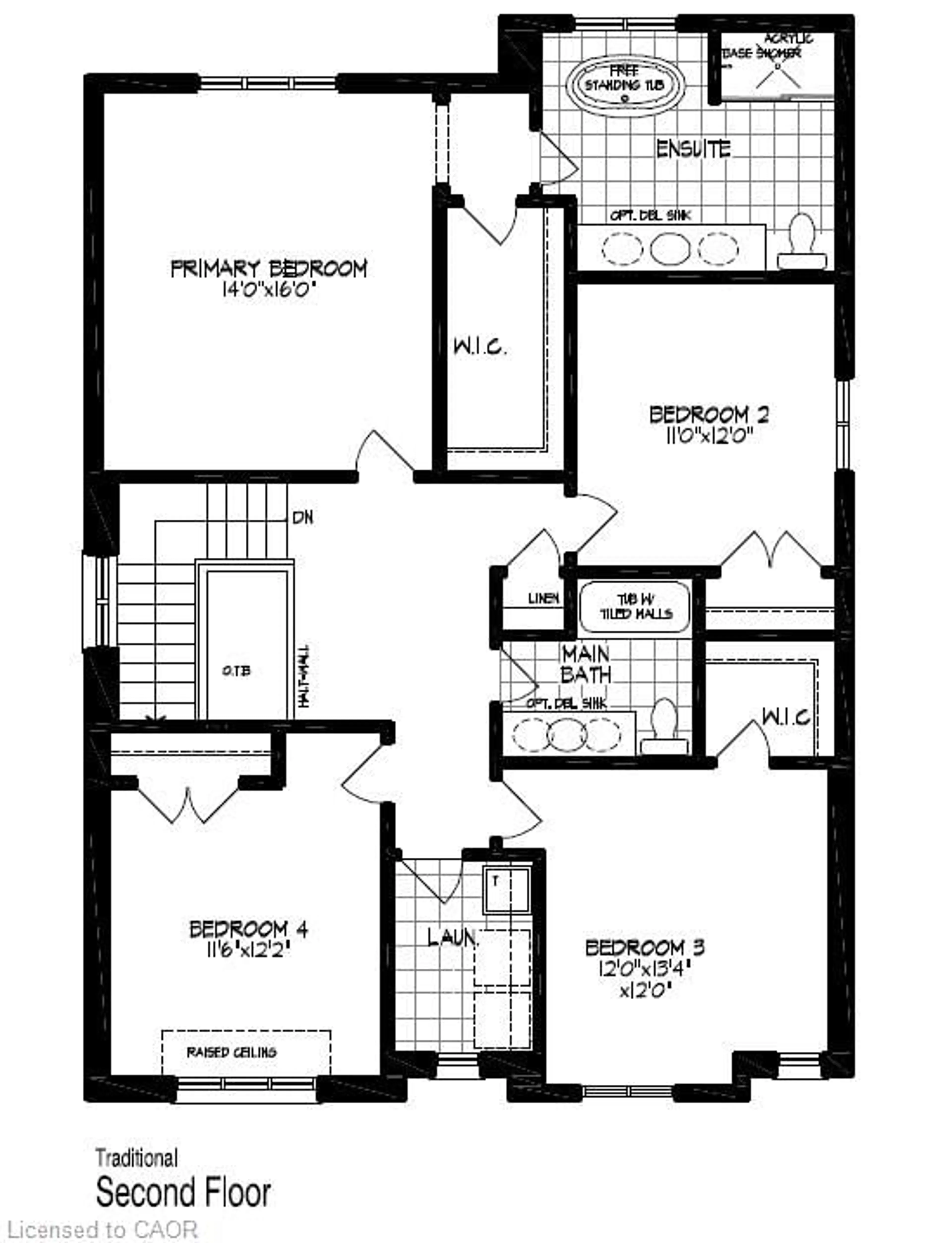 Floor plan for 46 Wild Chicory St #Lot 0068, Kitchener Ontario N2P 0J1