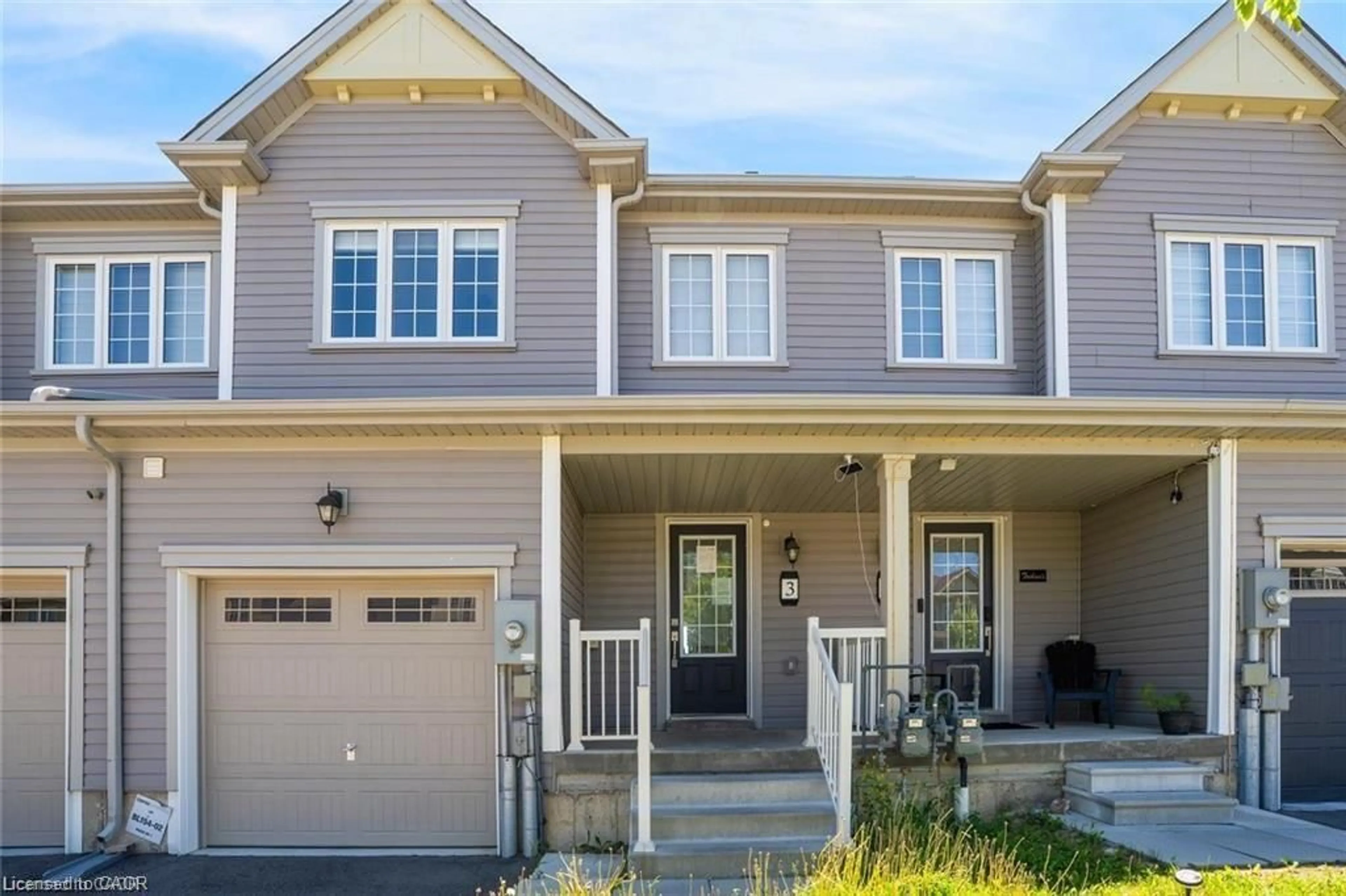 Home with vinyl exterior material, street for 3 Cooke Ave, Brantford Ontario N3T 0S2