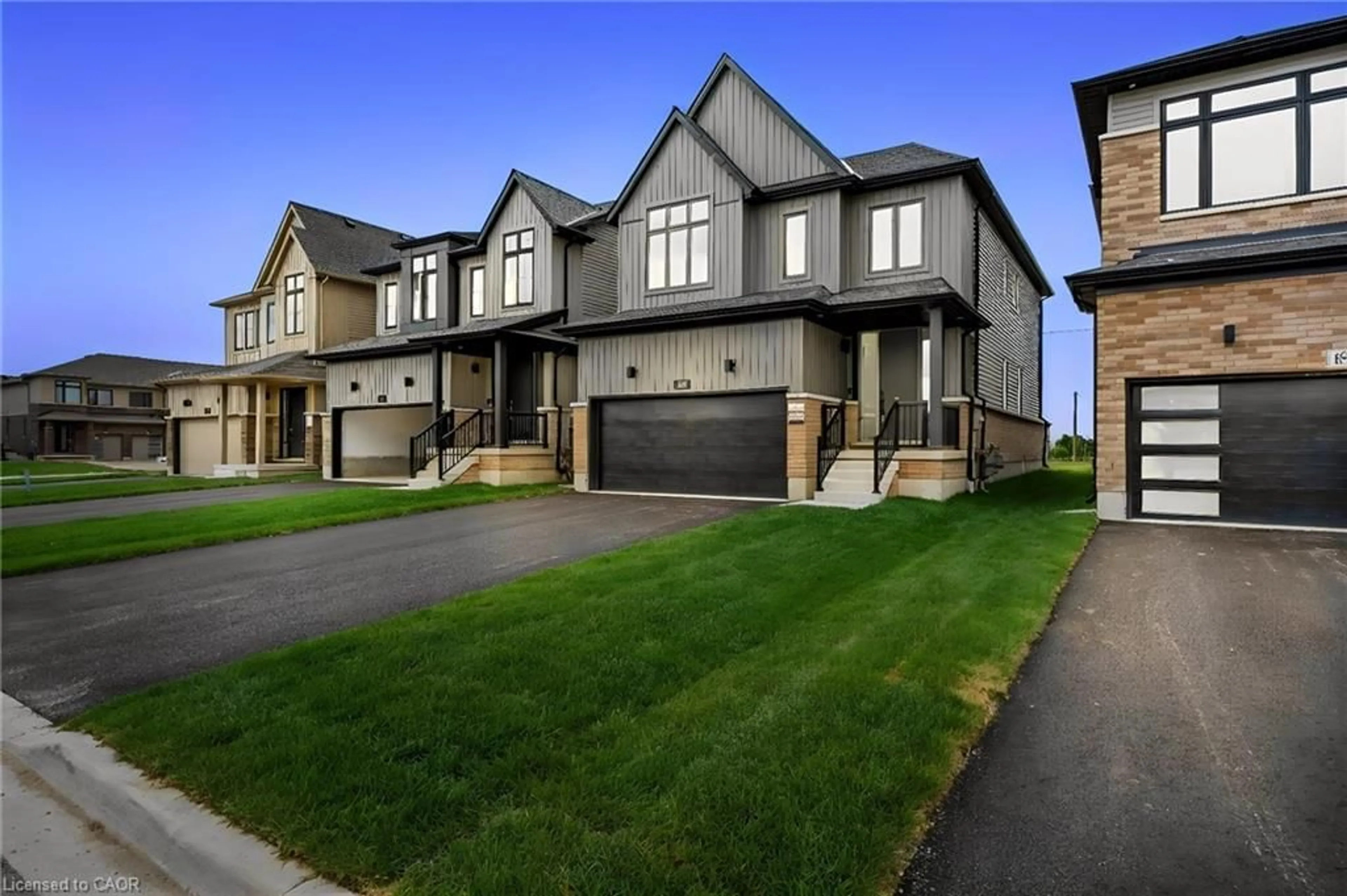 Home with brick exterior material, street for 14 Hepburn Pl, Stratford Ontario N5A 0M3
