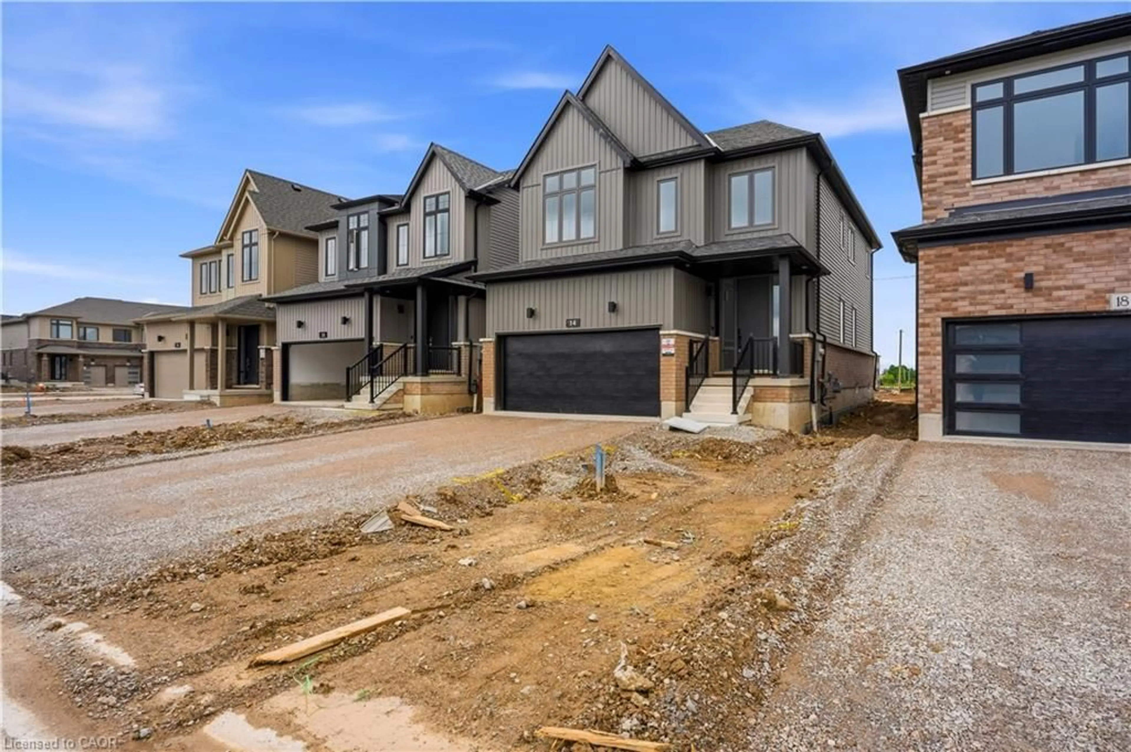 Home with brick exterior material, street for 14 Hepburn Pl, Stratford Ontario N5A 0M3