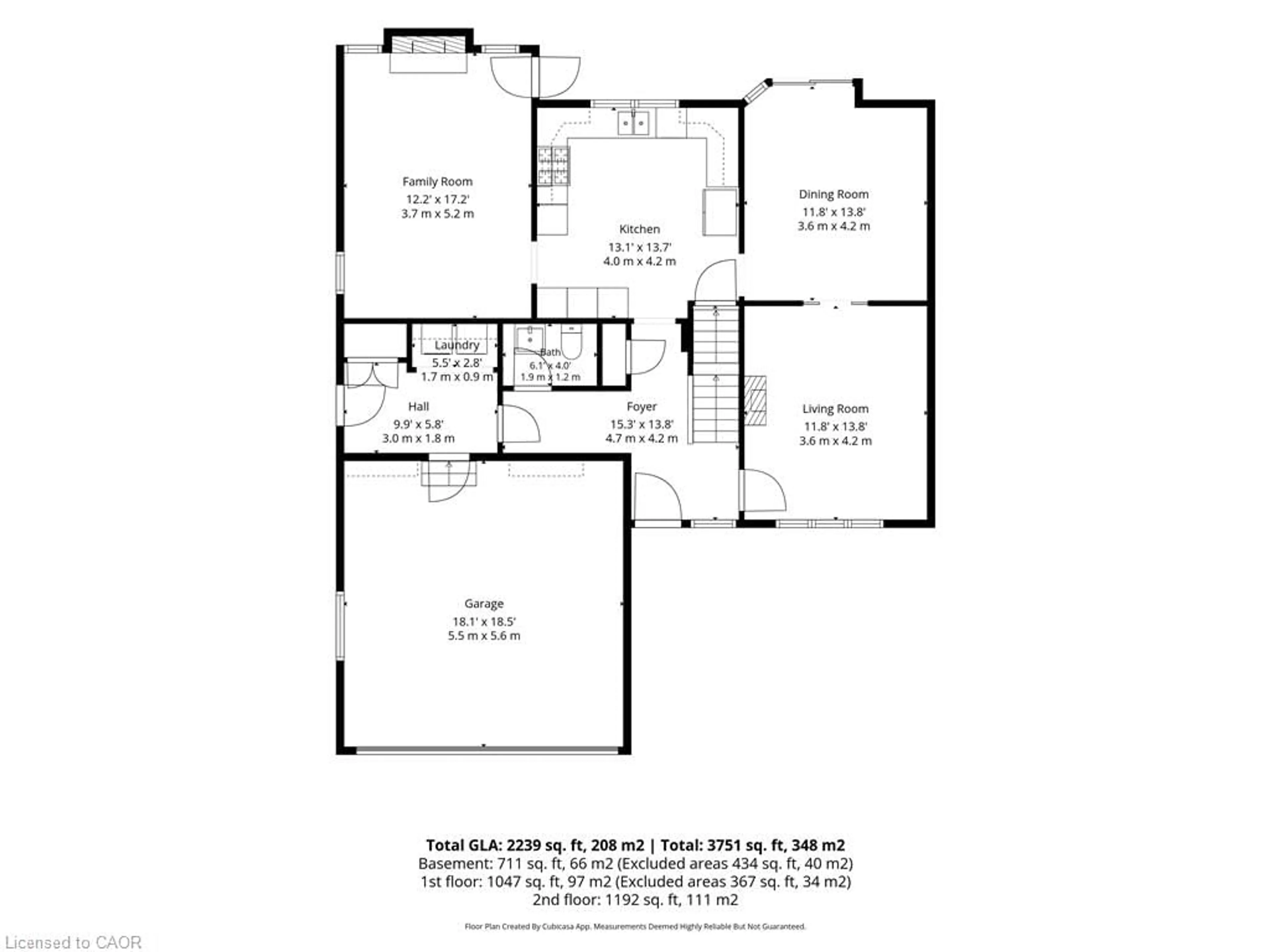 Floor plan for 120 Lynndale Rd, Simcoe Ontario N3Y 5E5