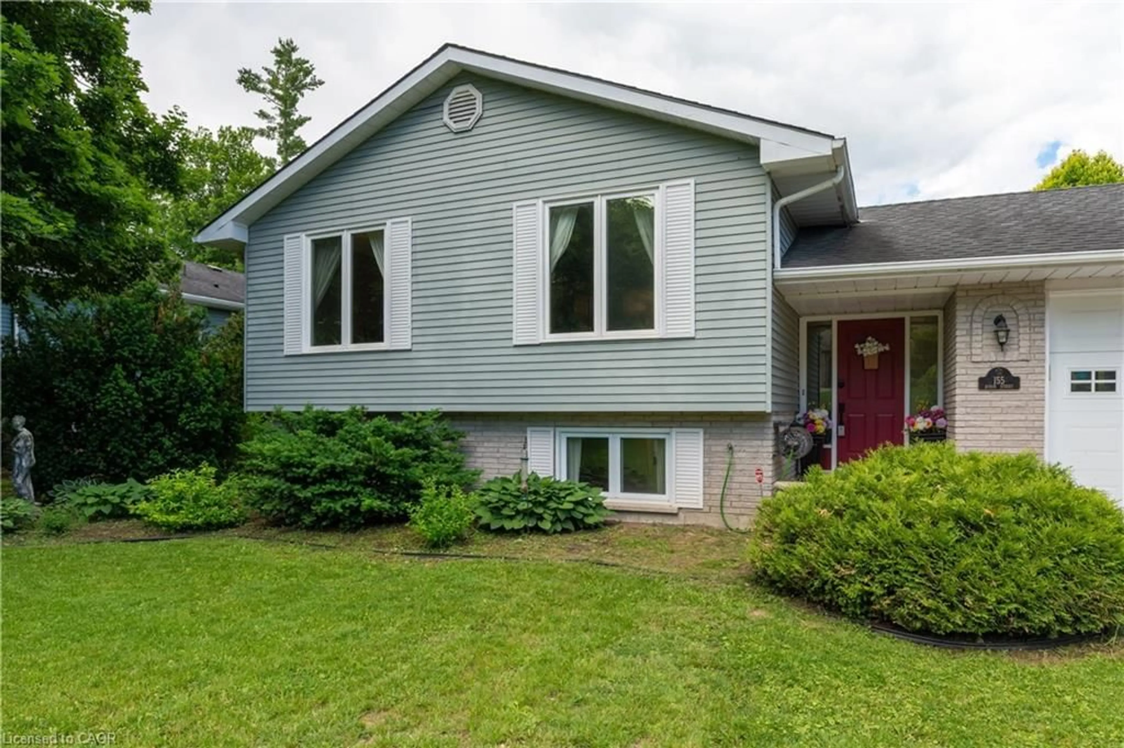 Home with vinyl exterior material, street for 155 Huron St, Embro Ontario N0J 1J0
