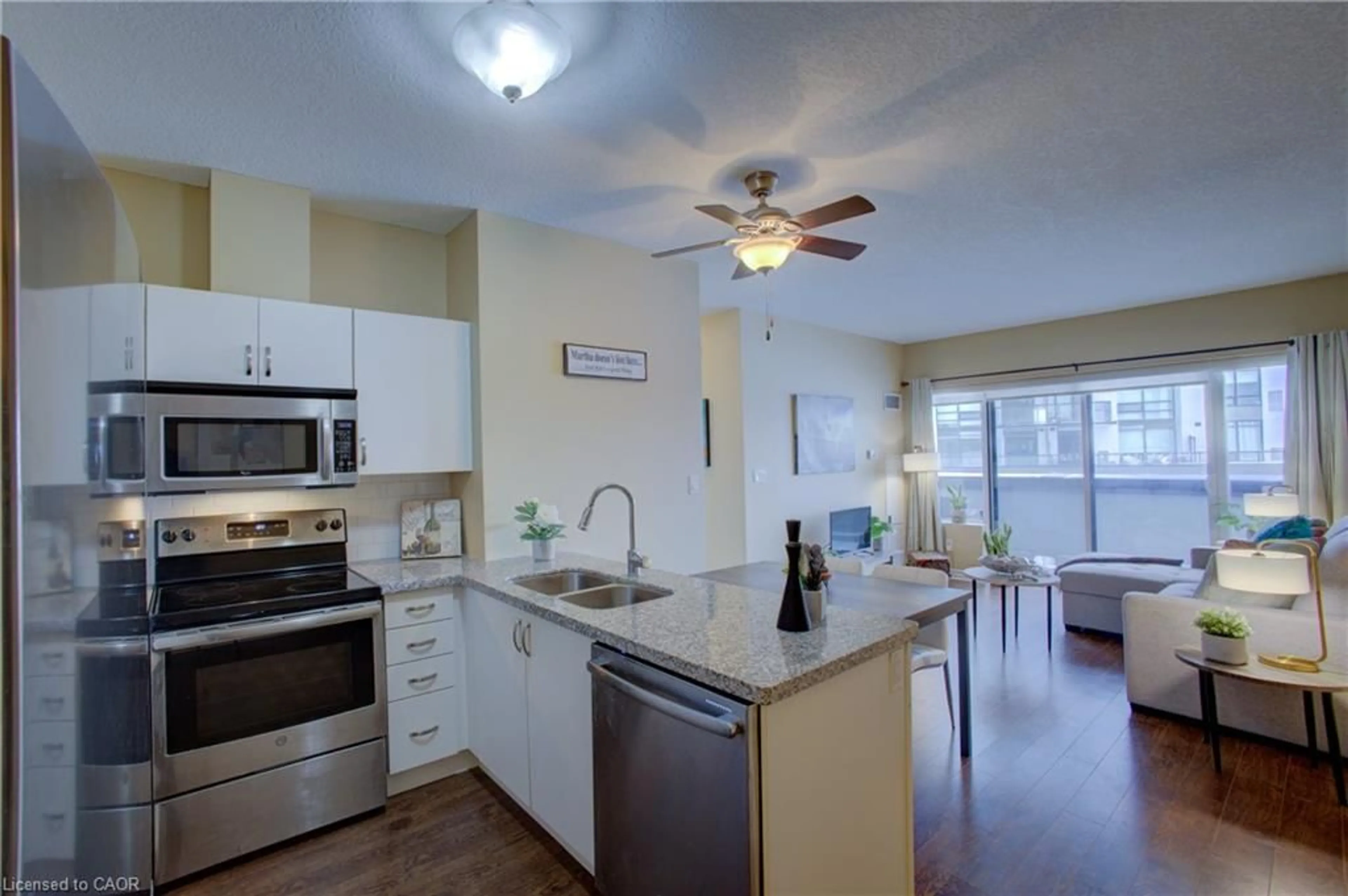 Open concept kitchen, unknown for 170 Water St #502, Cambridge Ontario N1R 3B6